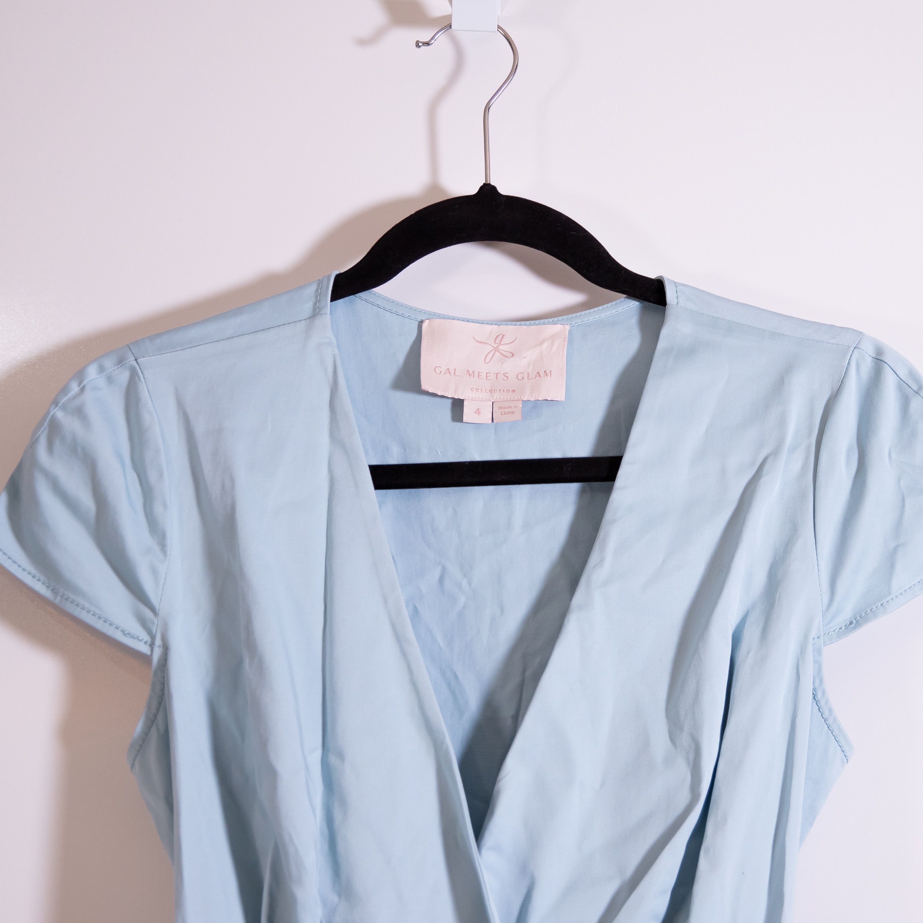 Gal Meets Glam Addison Cotton Poplin V