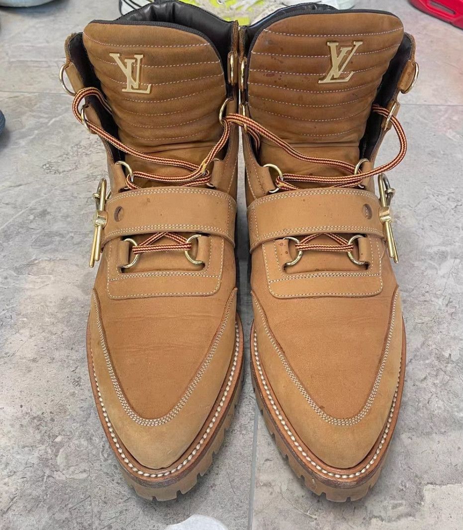 Louis Vuitton Louis Vuitton Creeper Leather Martin Boots Size US 8.5 / IT 38.5 - 1 Thumbnail