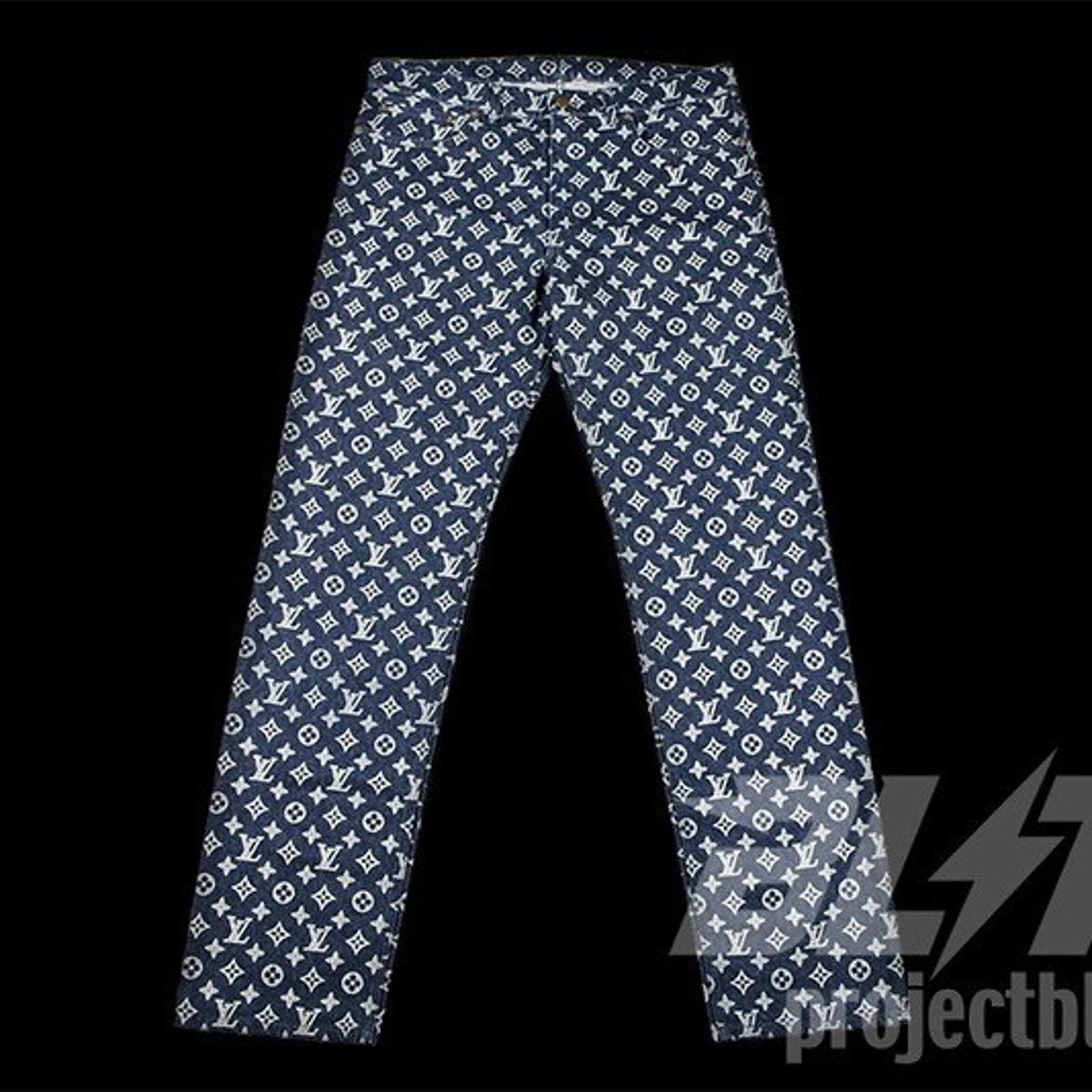 Louis Vuitton LOUIS VUITTON X KIM JONES DENIM MONOGRAM 32 Size US 32 / EU 48 - 1 Thumbnail