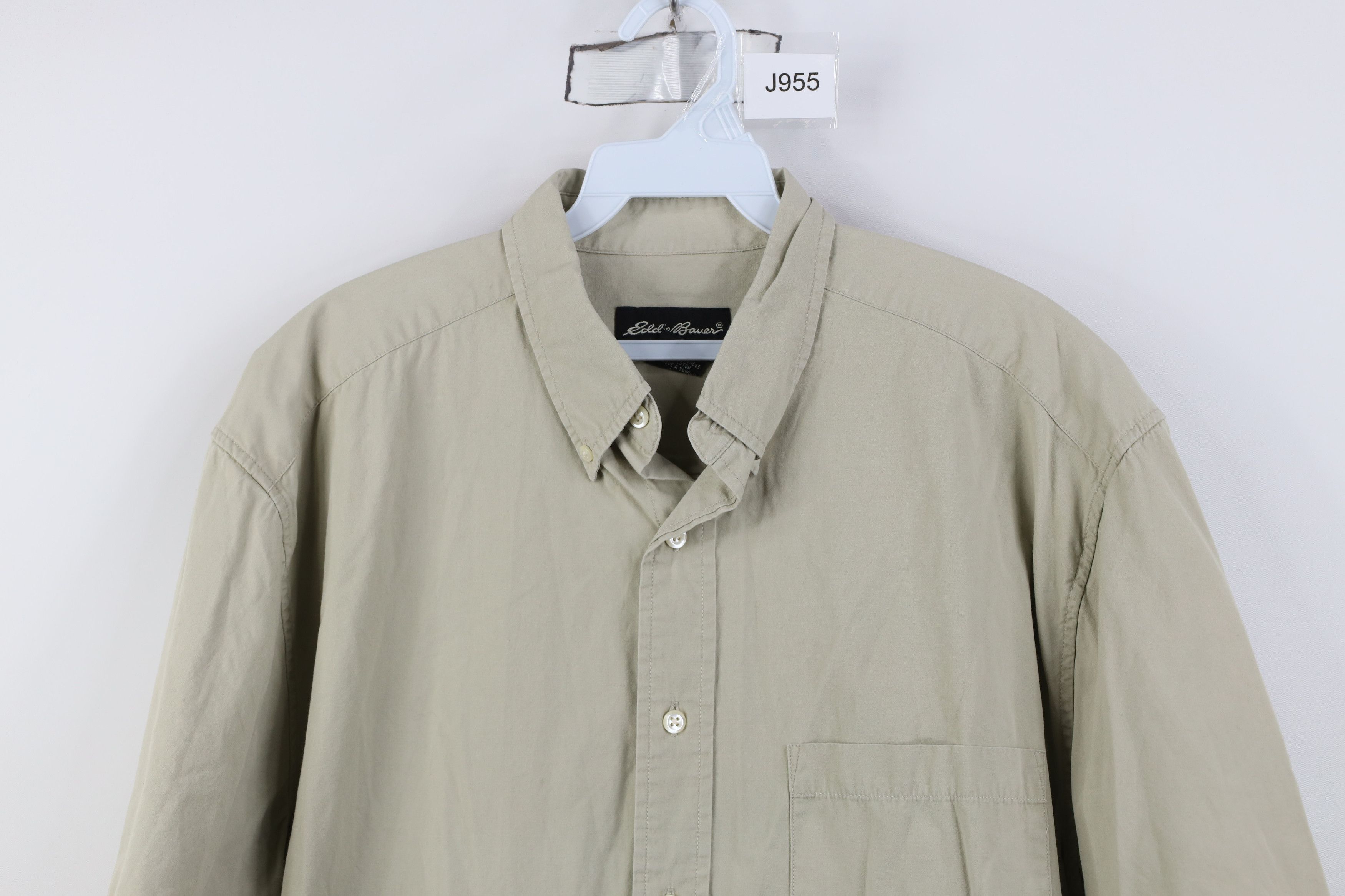 Eddie Bauer Vintage 90s Eddie Bauer Short Sleeve Collared Button Shirt Size US M / EU 48-50 / 2 - 2 Thumbnail