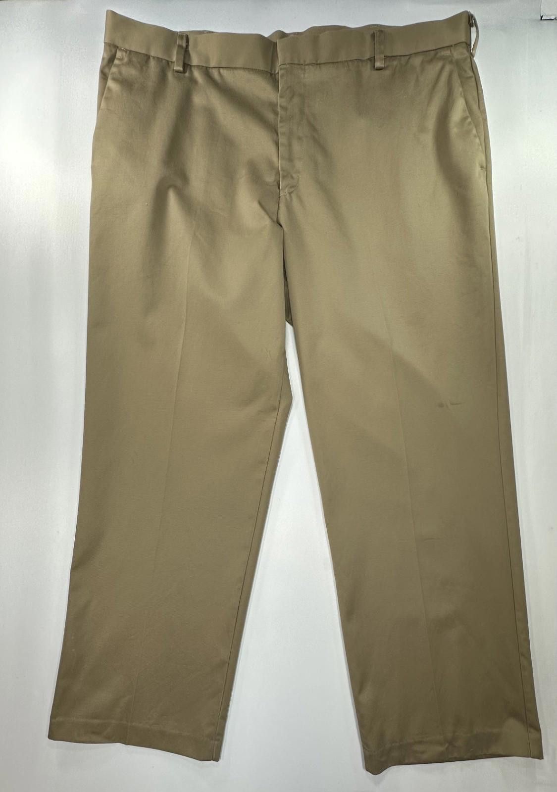 Dockers Dockers Flat Front Straight Leg Chinos Brown Mens 42/30 Size US 42 / EU 58 - 1 Thumbnail