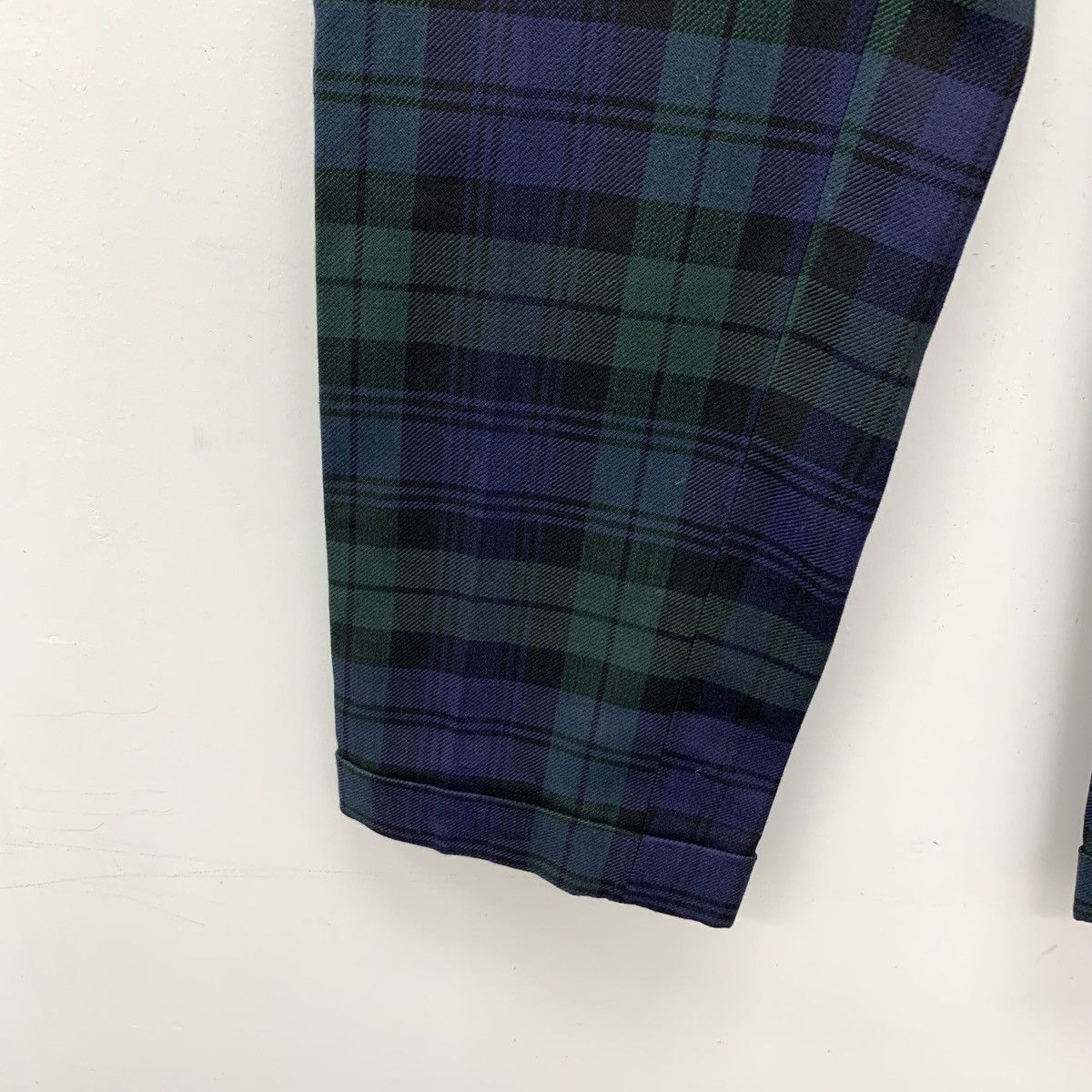 Valentino Valentino Color-block Plaid Cotton Casual Pants K26WX Size US 32 / EU 48 - 5 Thumbnail