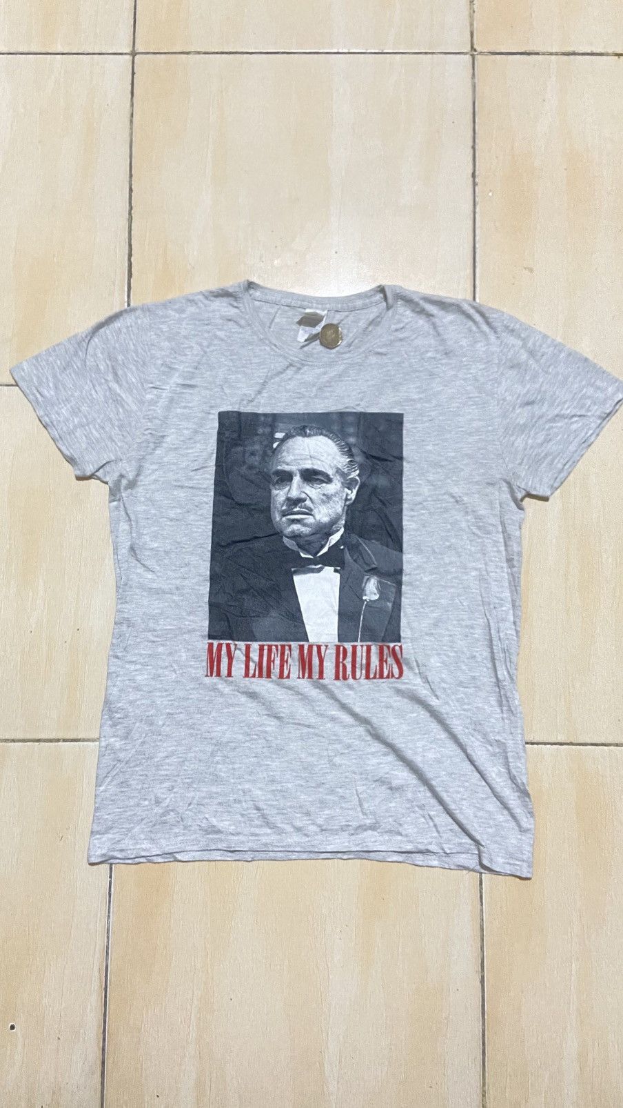 Fruit Of The Loom Vintage The God Father Don Vito Corleone FOTL Tee Size US M / EU 48-50 / 2 - 2 Thumbnail