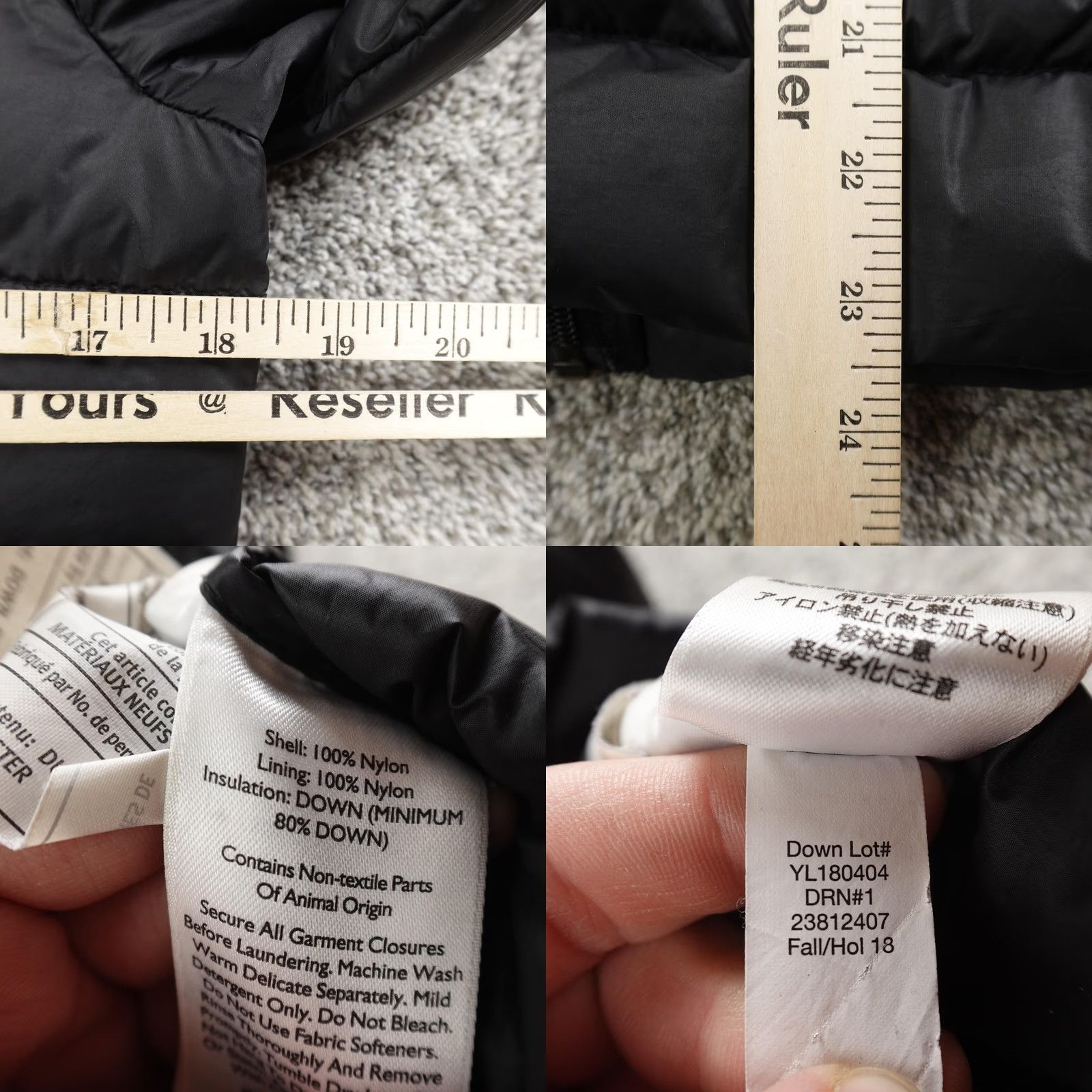 Eddie Bauer Eddie Bauer Jacket Womens M Black EB650 Down Puffer Full Zip Outdoor Hiking Coat Size M / US 6-8 / IT 42-44 - 8 Thumbnail
