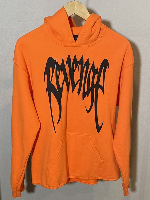 Xxxtentacion orange best sale revenge hoodie