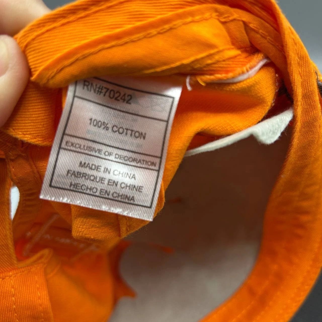 Top Of The World Tennessee Volunteers Hat Women Orange OHT Strap Back Cotton Size ONE SIZE - 8 Thumbnail