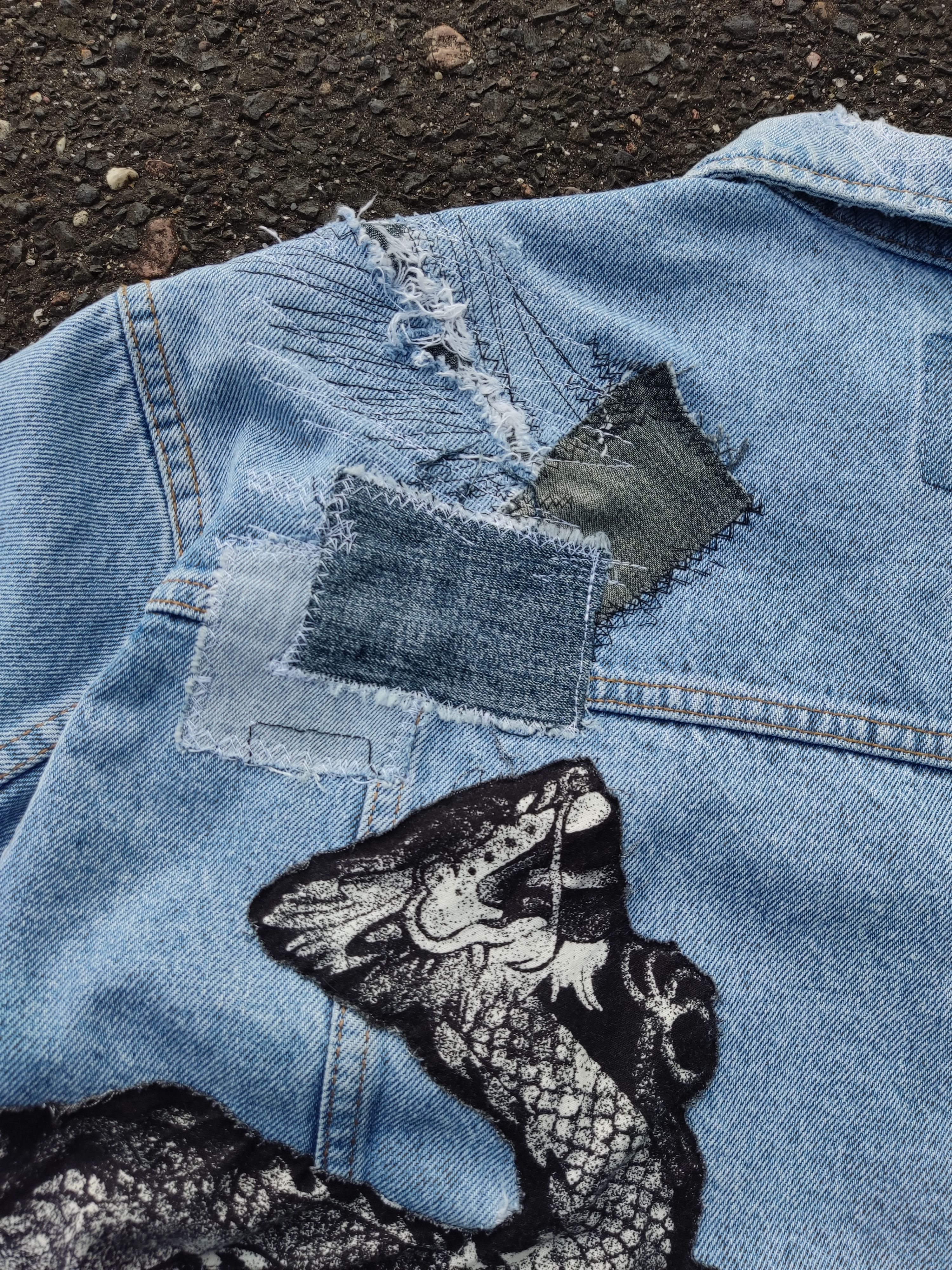 Kapital × Kapital Kountry Kapital Boro Inspired Jacket Distressed Patchwork Repaired Size US L / EU 52-54 / 3 - 16 Thumbnail