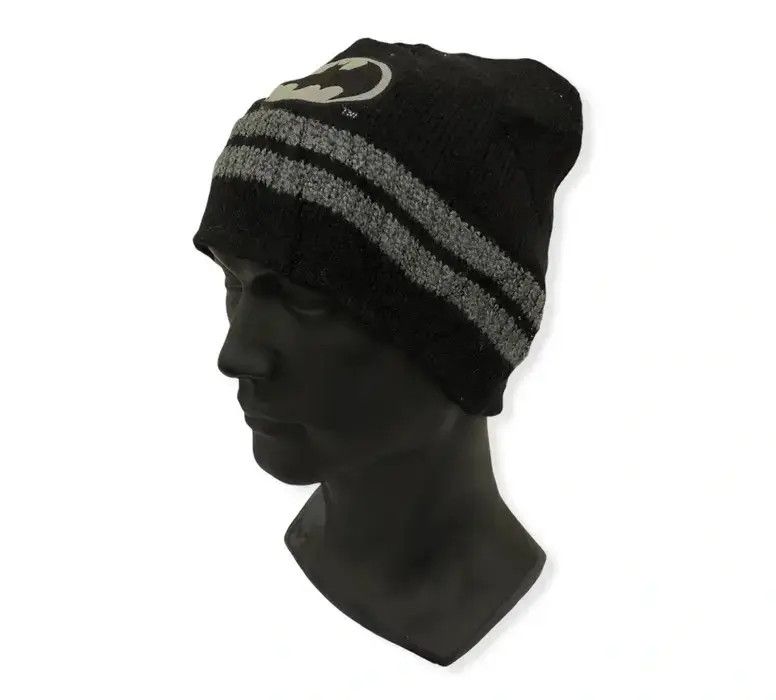 DC Comics × Warner Bros Vintage Batman DC Comics Beanie Hat Size ONE SIZE - 2 Thumbnail
