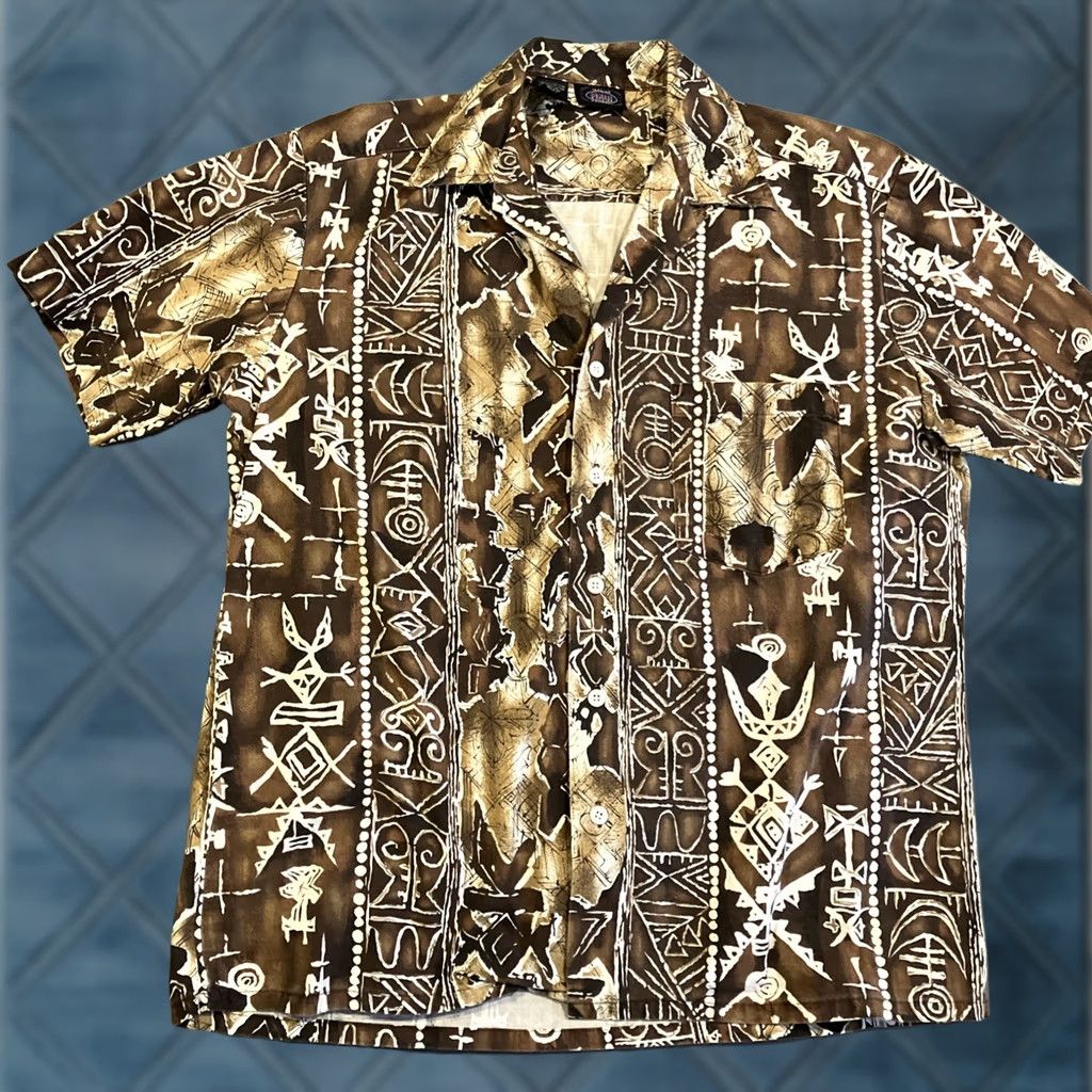 ALOHAS VINTAGE Maui Trading Company Hawaiian Aloha Batik Shirt Men's Medium Size US M / EU 48-50 / 2 - 1 Thumbnail