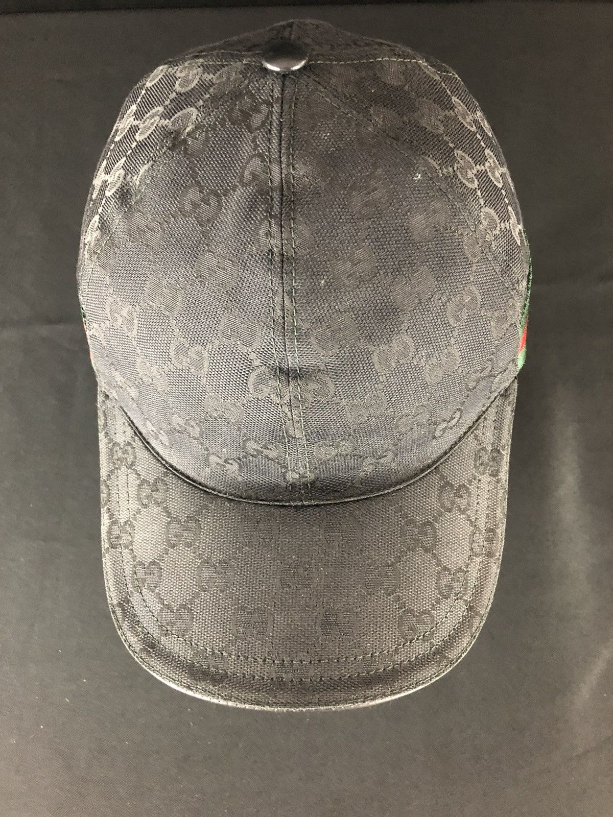 Gucci ORIGINAL GG CANVAS BASEBALL HAT WITH WEB | Grailed