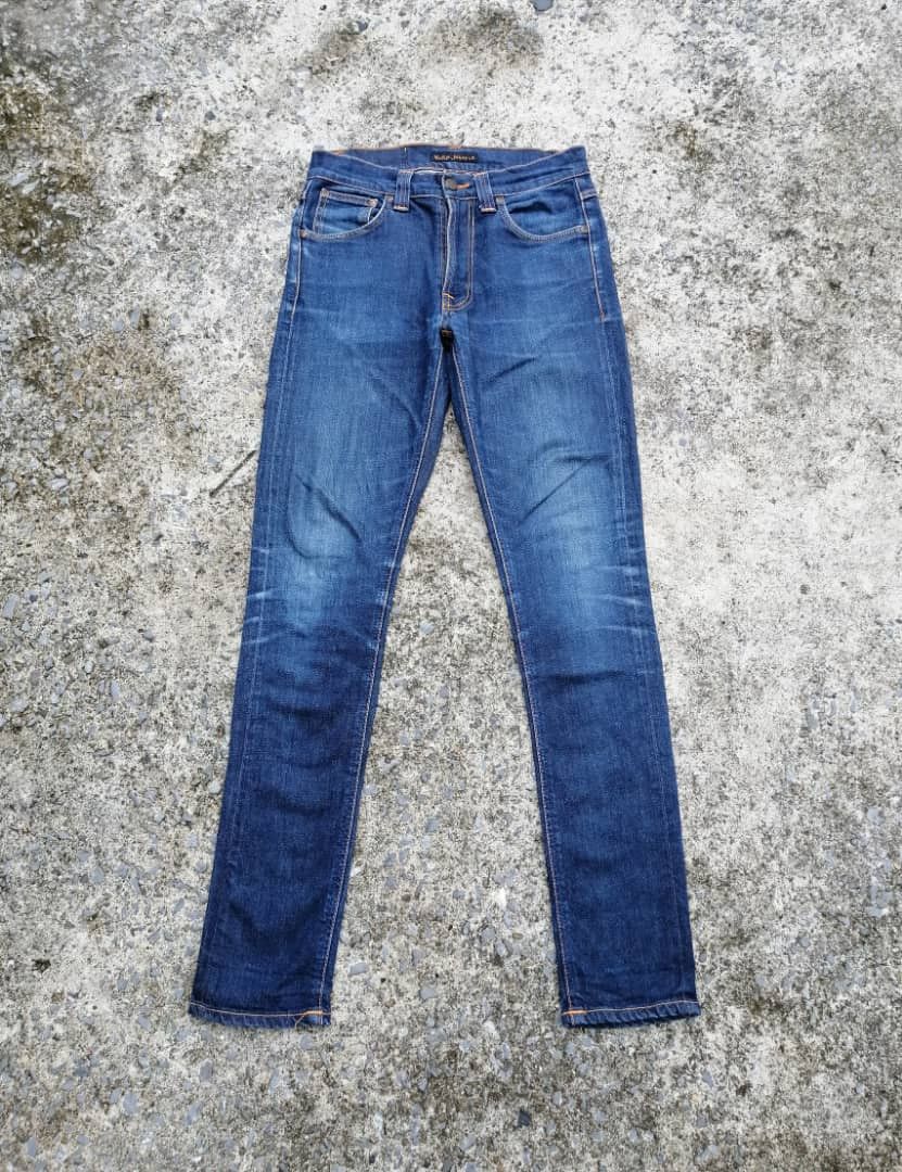 Nudie Jeans Nudie Jeans Lean Dean Dry 16 Dips Denim Jeans Size US 28 / EU 44 - 5 Thumbnail