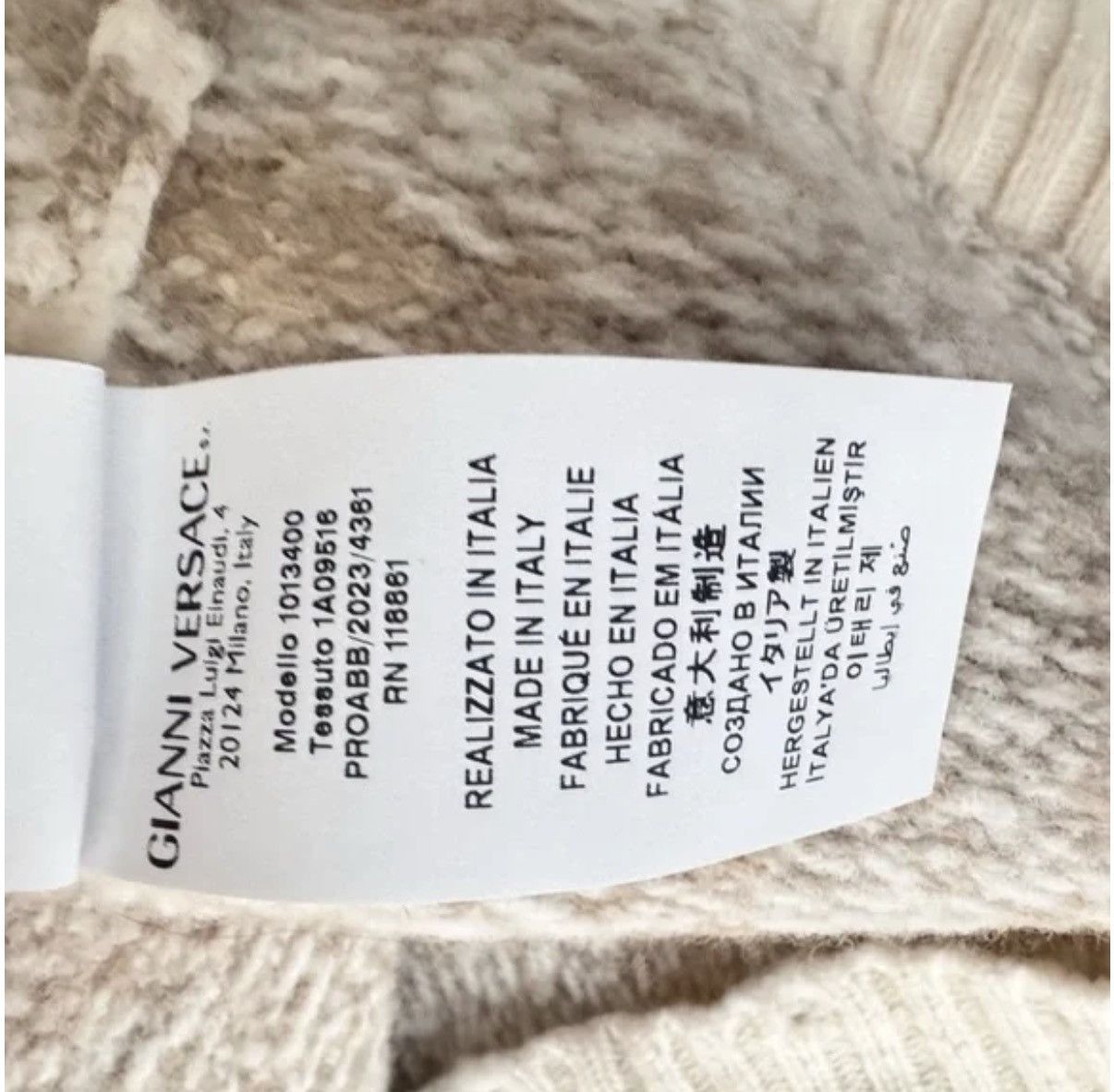 Versace Versace Barocco Mens Sweater $1225 NWT Size US L / EU 52-54 / 3 - 7 Thumbnail