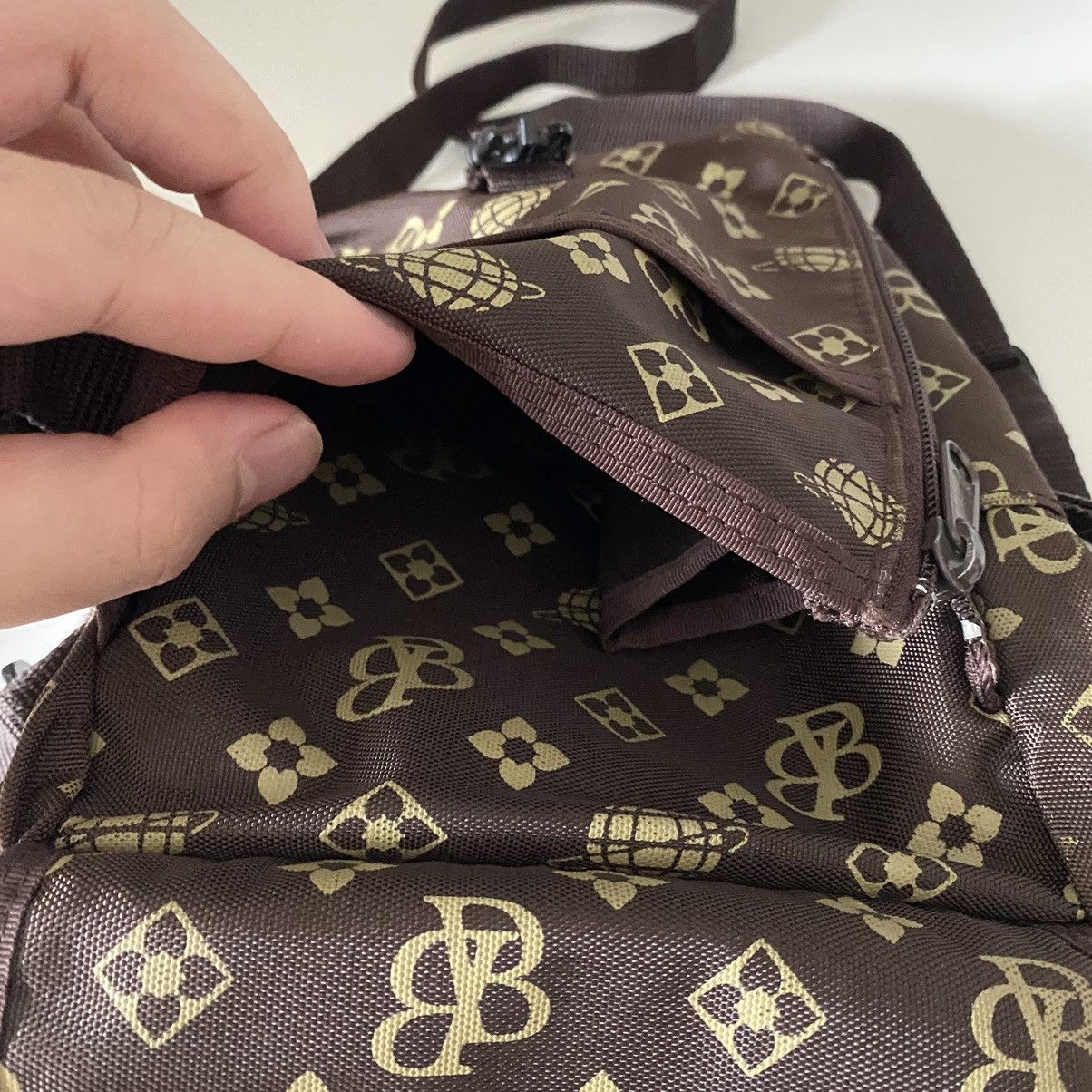 Beams Plus Stussy Monogram Inspired Beams Japan Monogram Sling Bag Size ONE SIZE - 8 Thumbnail