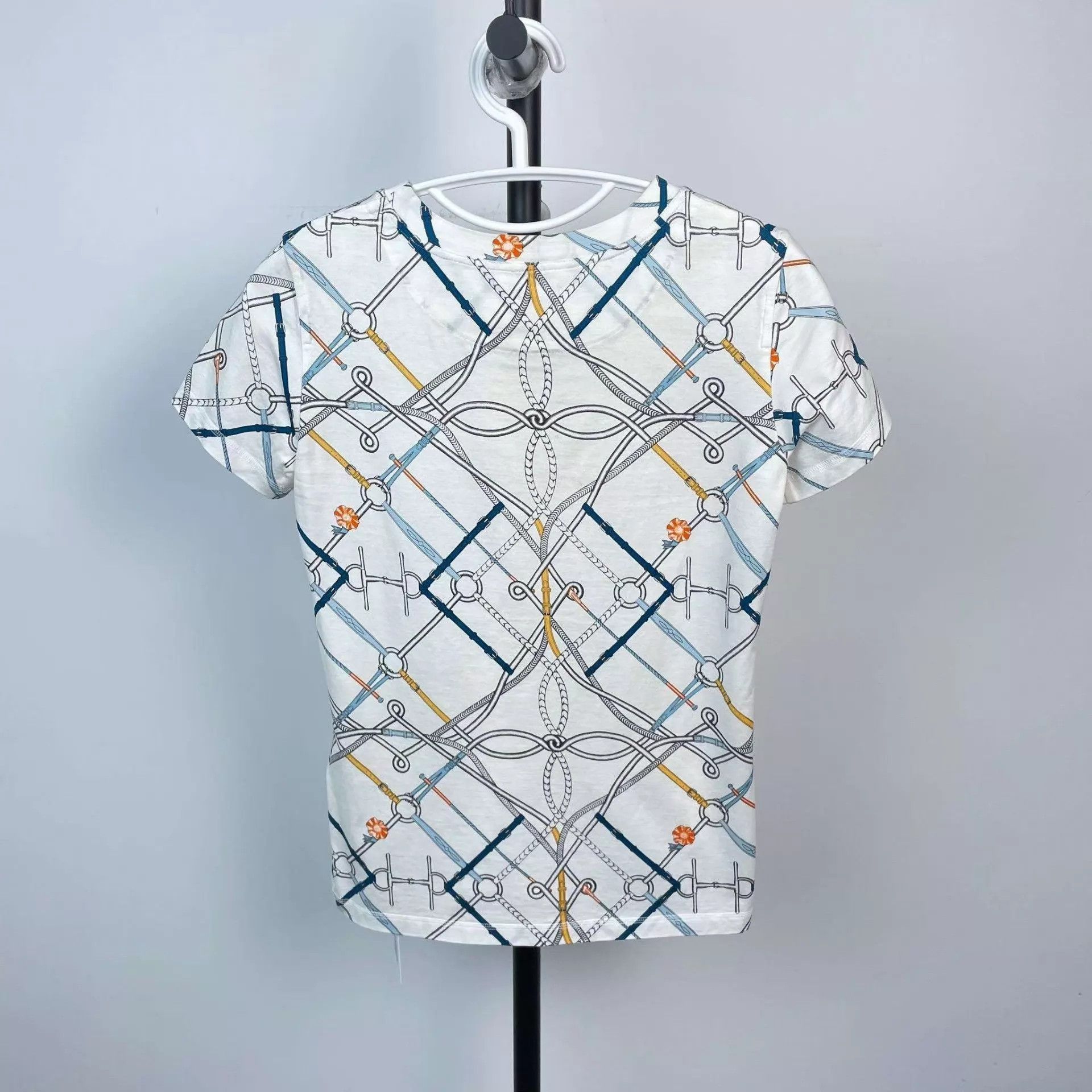 Hermes Hermès 95 New Cotton Short Sleeve Tee 34 Size XS / US 0-2 / IT 36-38 - 2 Thumbnail