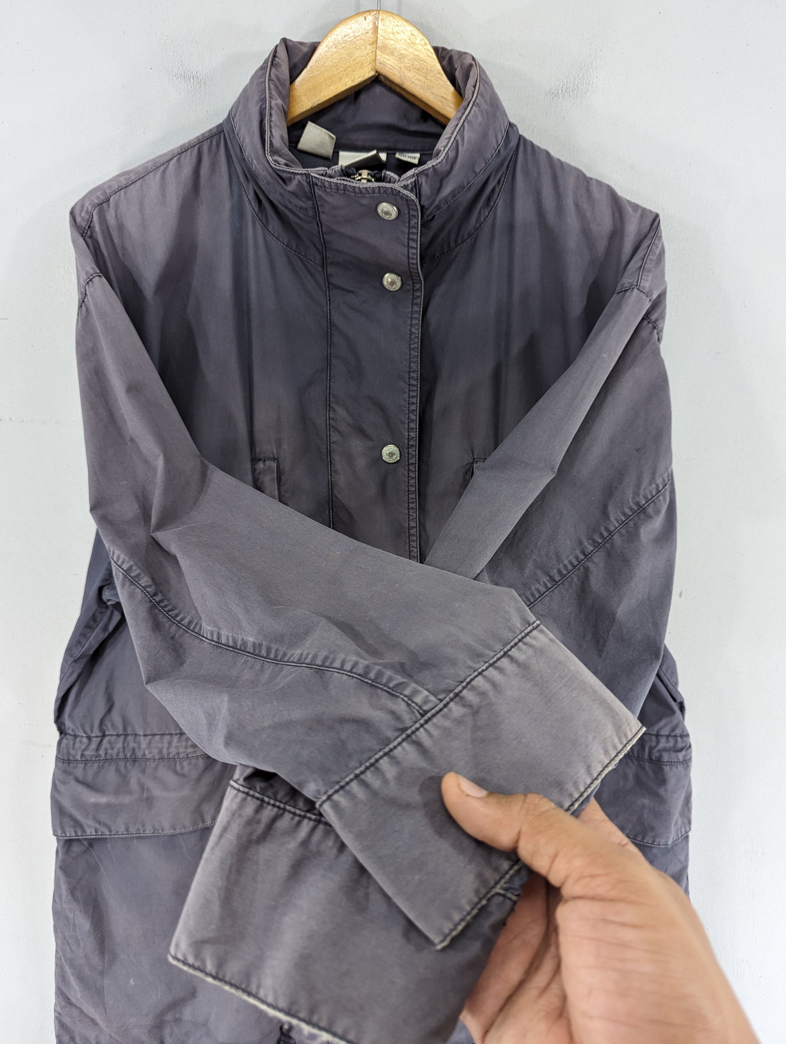 DKNY Vintage DKNY Classic Donna Karan Distressed Jacket Size US L / EU 52-54 / 3 - 6 Thumbnail