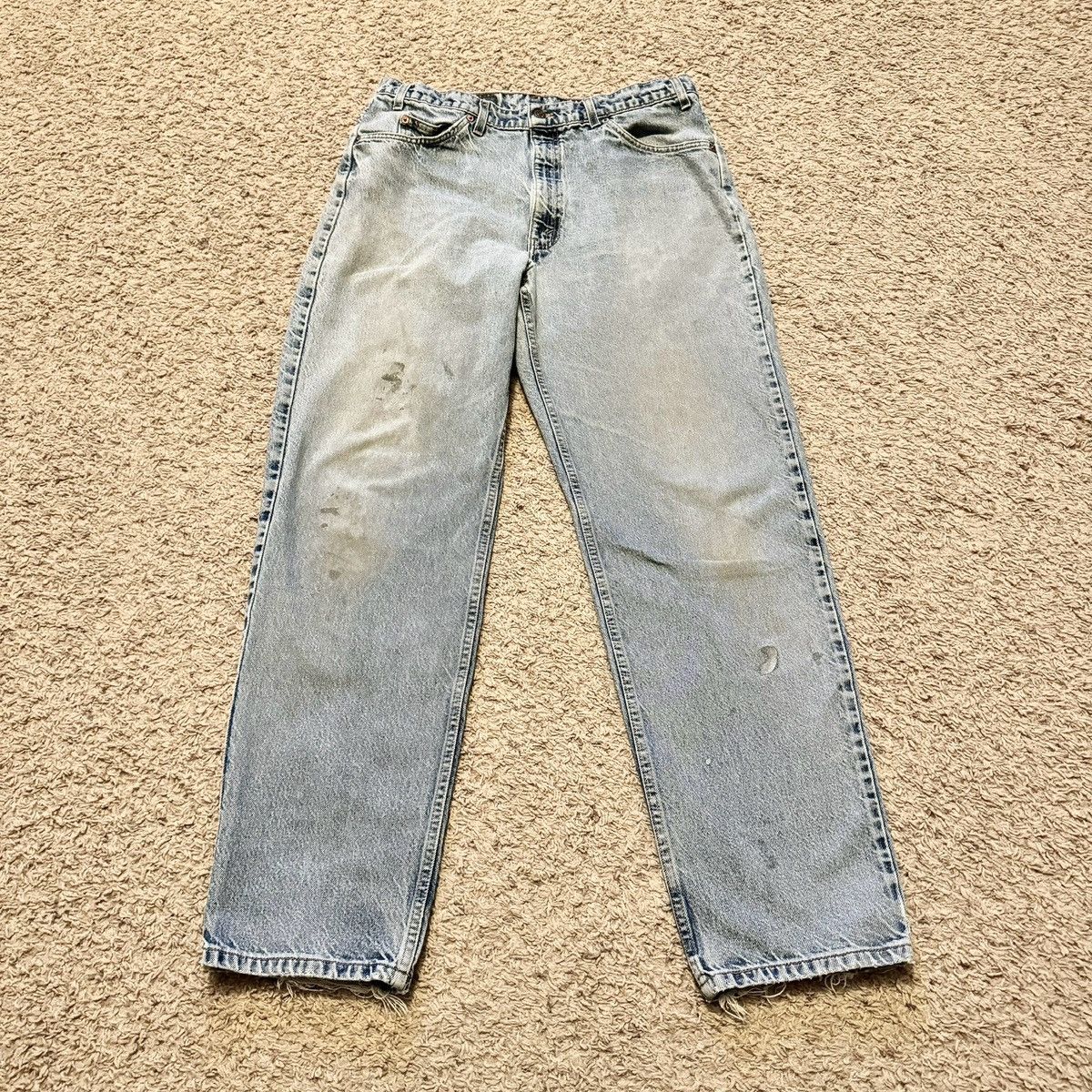Levi's VINTAGE ORANGE TAB LEVI’S 550 JEANS! Size US 34 / EU 50 - 1 Thumbnail