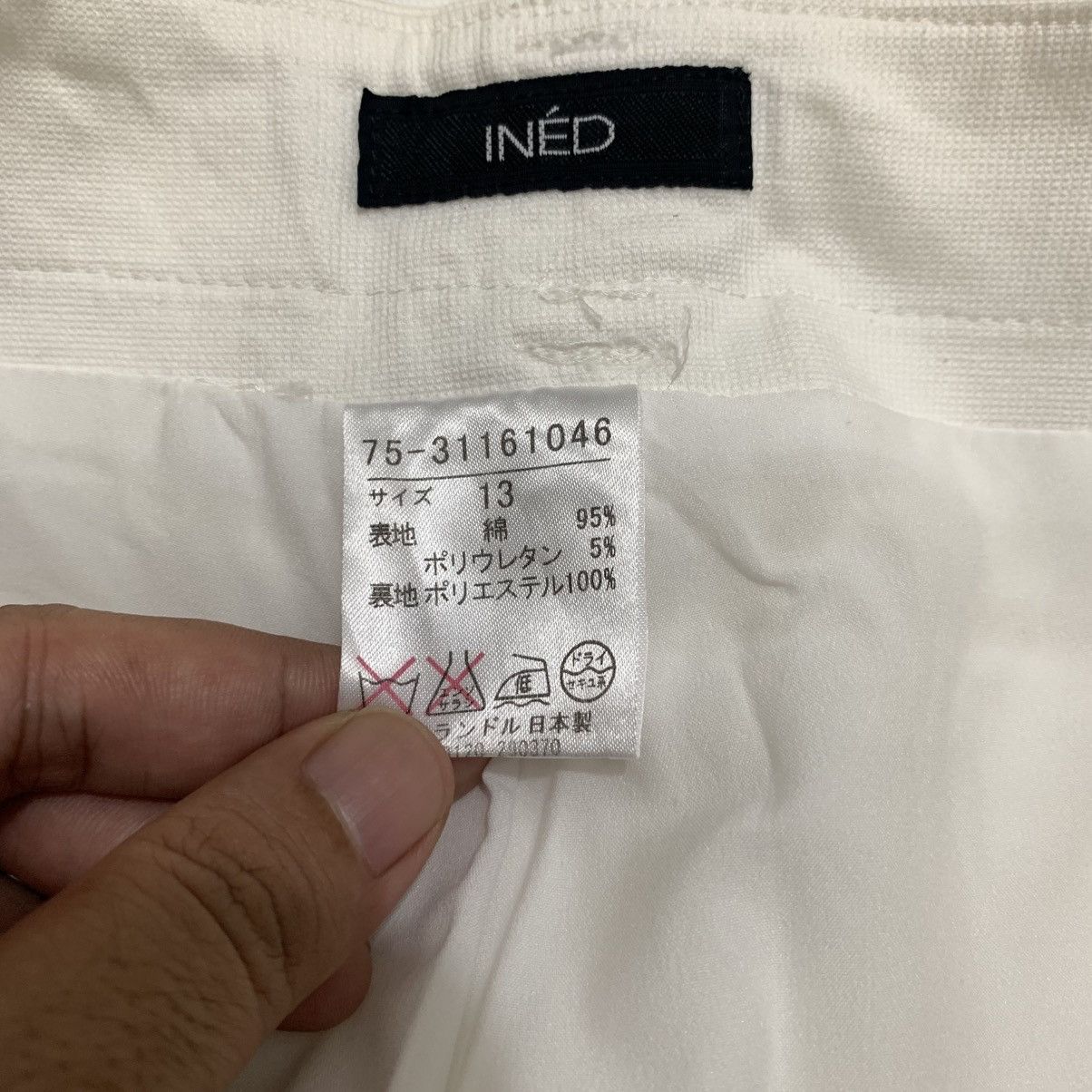 Japanese Brand × Yohji Yamamoto Ined yohji yamamoto wide leg pants Size US 32 / EU 48 - 9 Thumbnail
