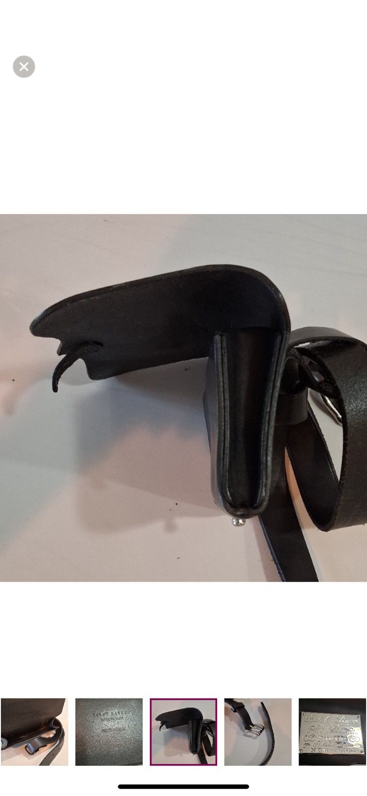 Ralph Lauren Purple Label Very rare vintage saddle, proprietor bag Size ONE SIZE - 8 Thumbnail