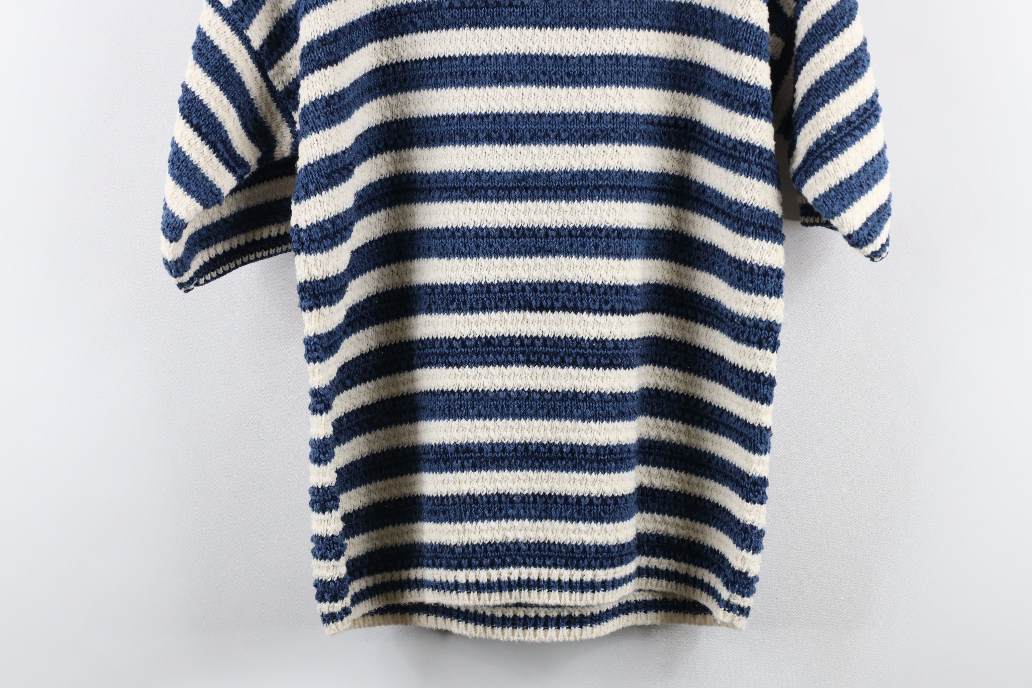 Vintage Vintage 90s Streetwear Knit Short Sleeve Sweater USA Size US M / EU 48-50 / 2 - 8 Thumbnail