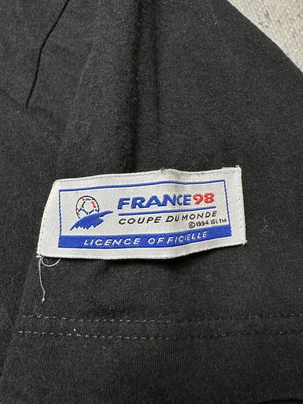 Adidas Adidas France Coupe Du Monde World Cup 1998 Vintage T-shirt Size US L / EU 52-54 / 3 - 6 Thumbnail