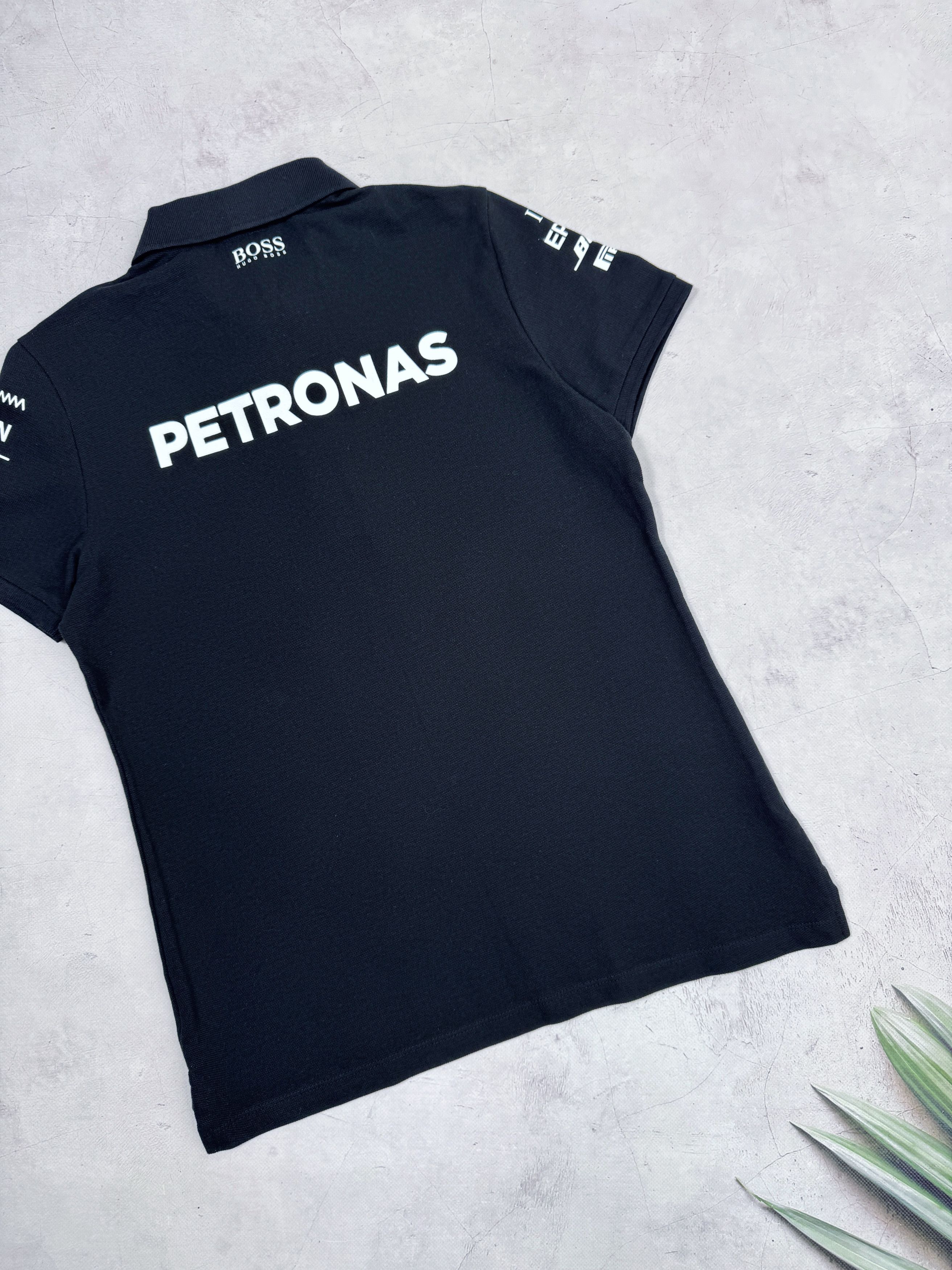 Hugo Boss × Mercedes-Benz Mercedes AMG Petronas F1 Team Polo T-Shirt Ladies UBS Boss Size L / US 10 / IT 46 - 14 Thumbnail