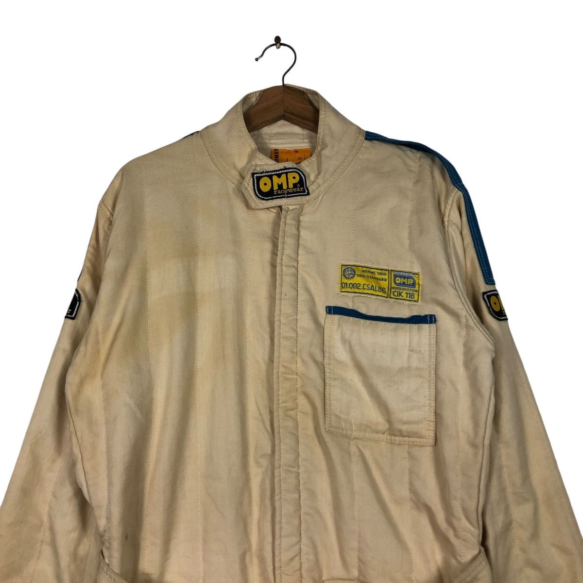 Kadoya 🔥VINTAGE COVERALL RACING OMP GENOVA MADE IN ITALY Size US 36 / EU 52 - 4 Thumbnail