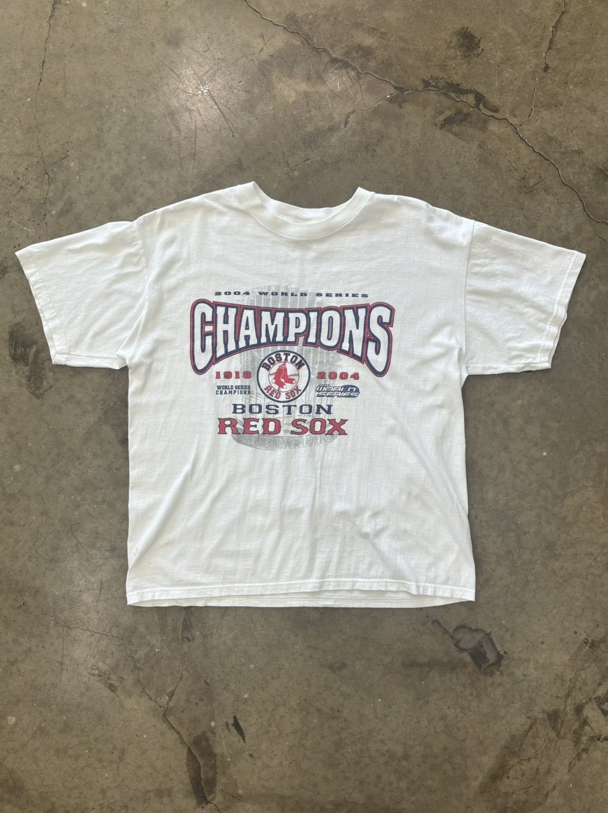 MLB × Vintage Vintage 2004 World Champs World Series Boston Redsox Large Size US L / EU 52-54 / 3 - 2 Thumbnail