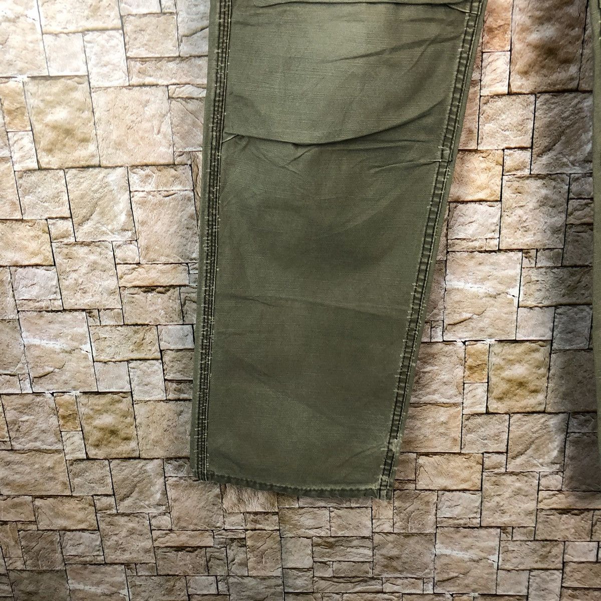 Faded Glory × Japanese Brand Twenty Works Green utility tactical Cargo Pants #A1143 Size US 31 - 11 Thumbnail