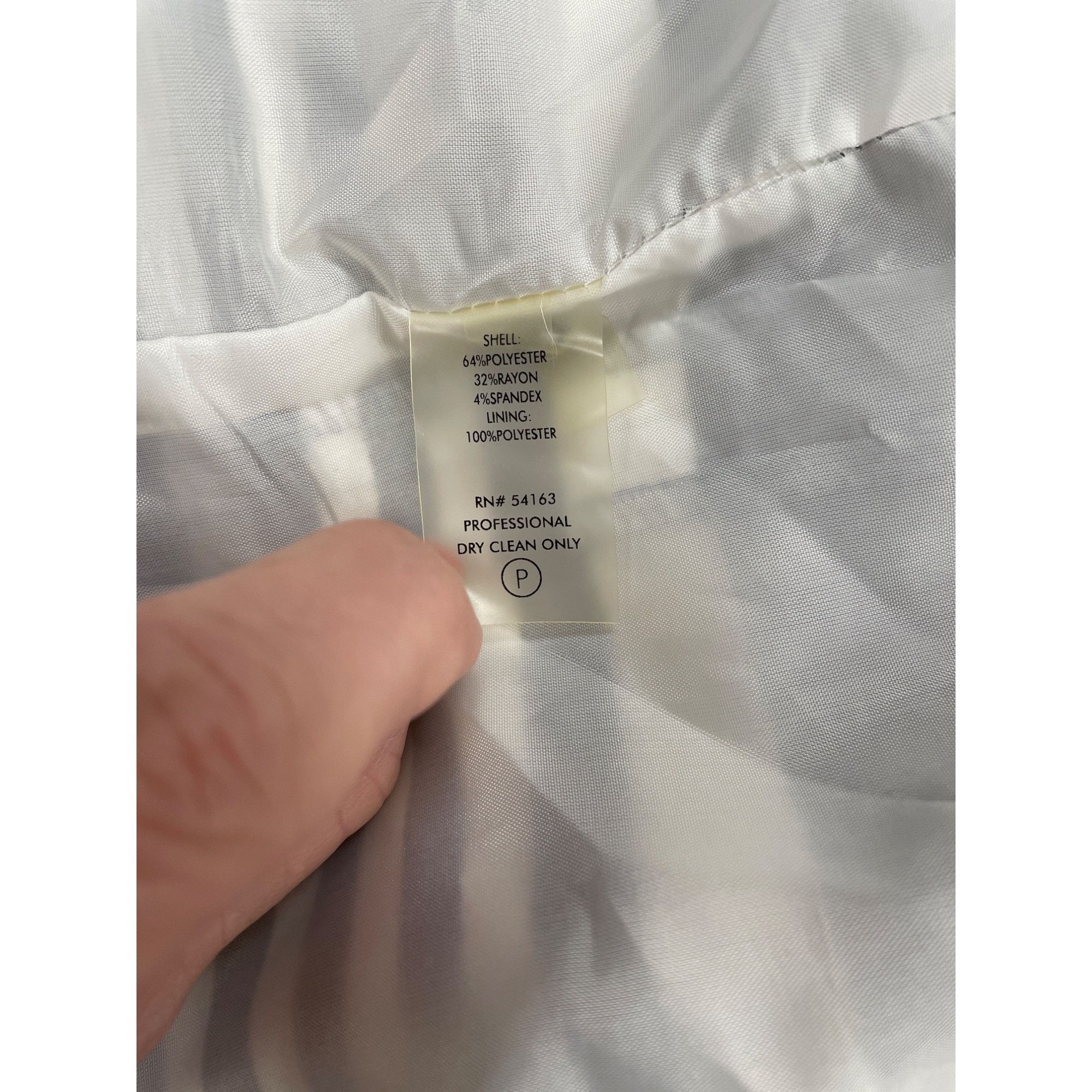 Calvin Klein Calvin Klein Women's Gray and White Striped Dress, Size 2P S Size XS / US 0-2 / IT 36-38 - 5 Thumbnail