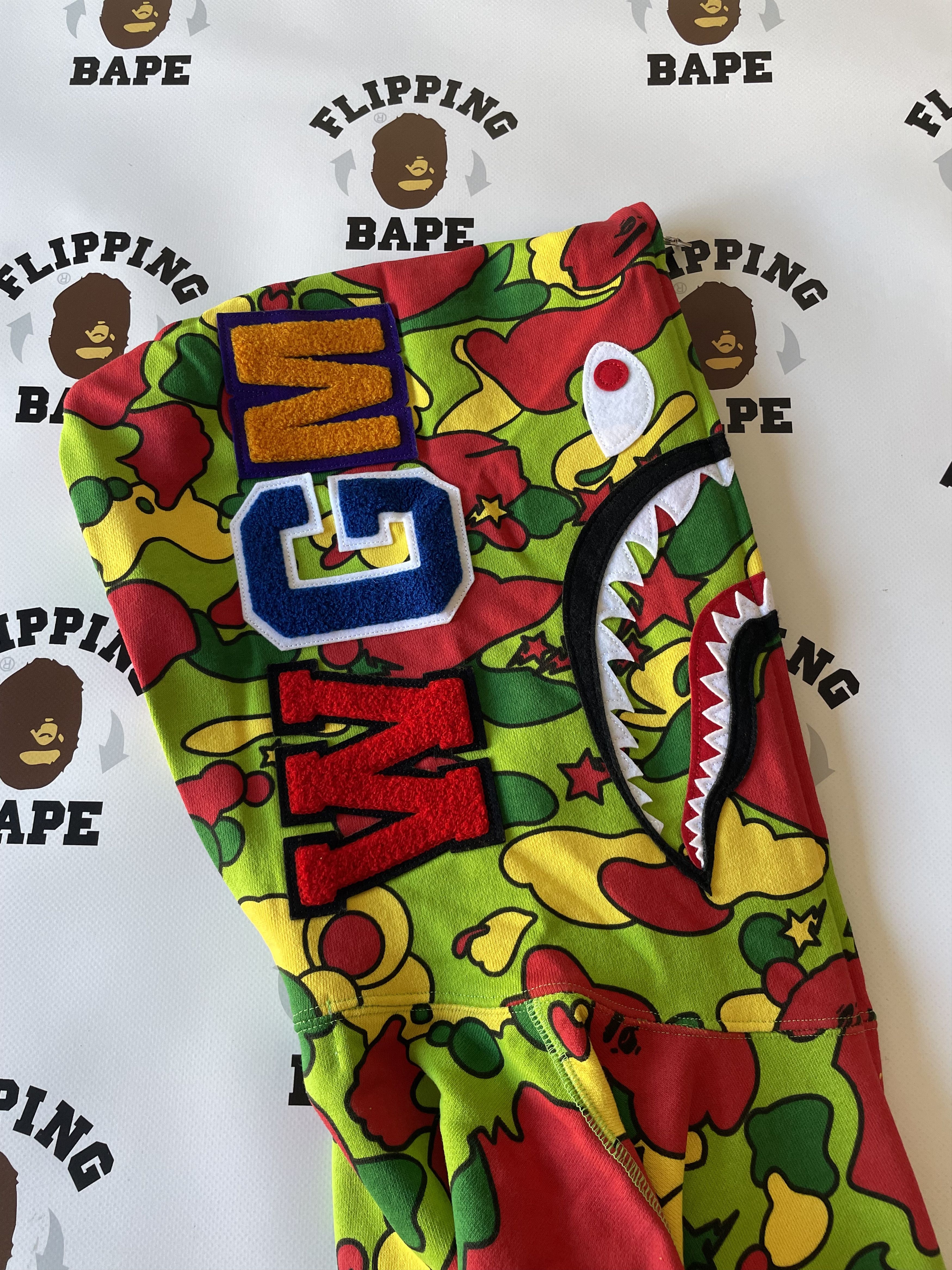Bape BAPE STA CAMO SHARK FULL ZIP HOODIE Size US M / EU 48-50 / 2 - 4 Thumbnail