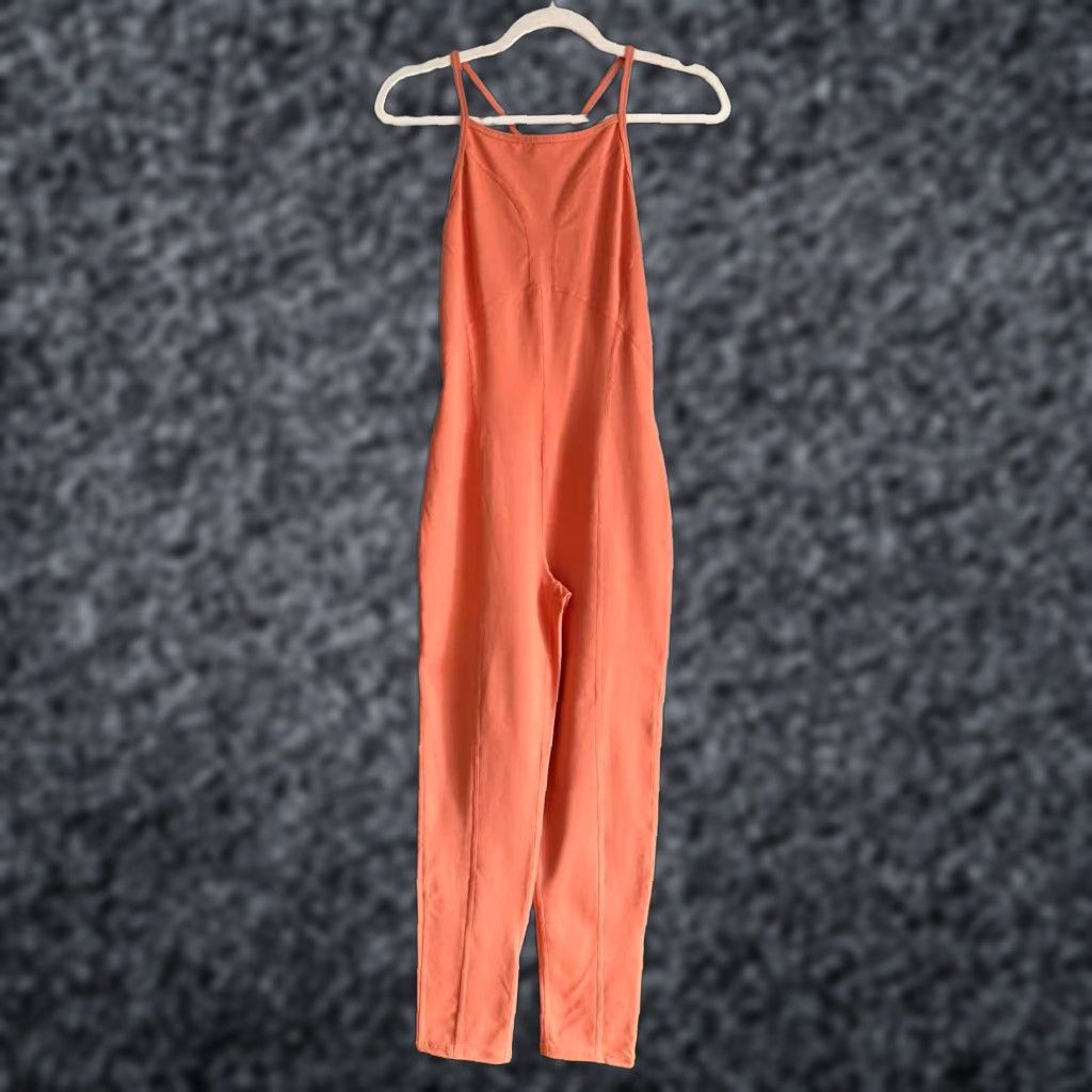 Free People Free People Movement Side to Side Orange Performance Jumpsuit Size S User: Free People Movement Side to Side Orange Performance Jumpsuit Size S Size 28" / US 6 / IT 42 - 1 Thumbnail