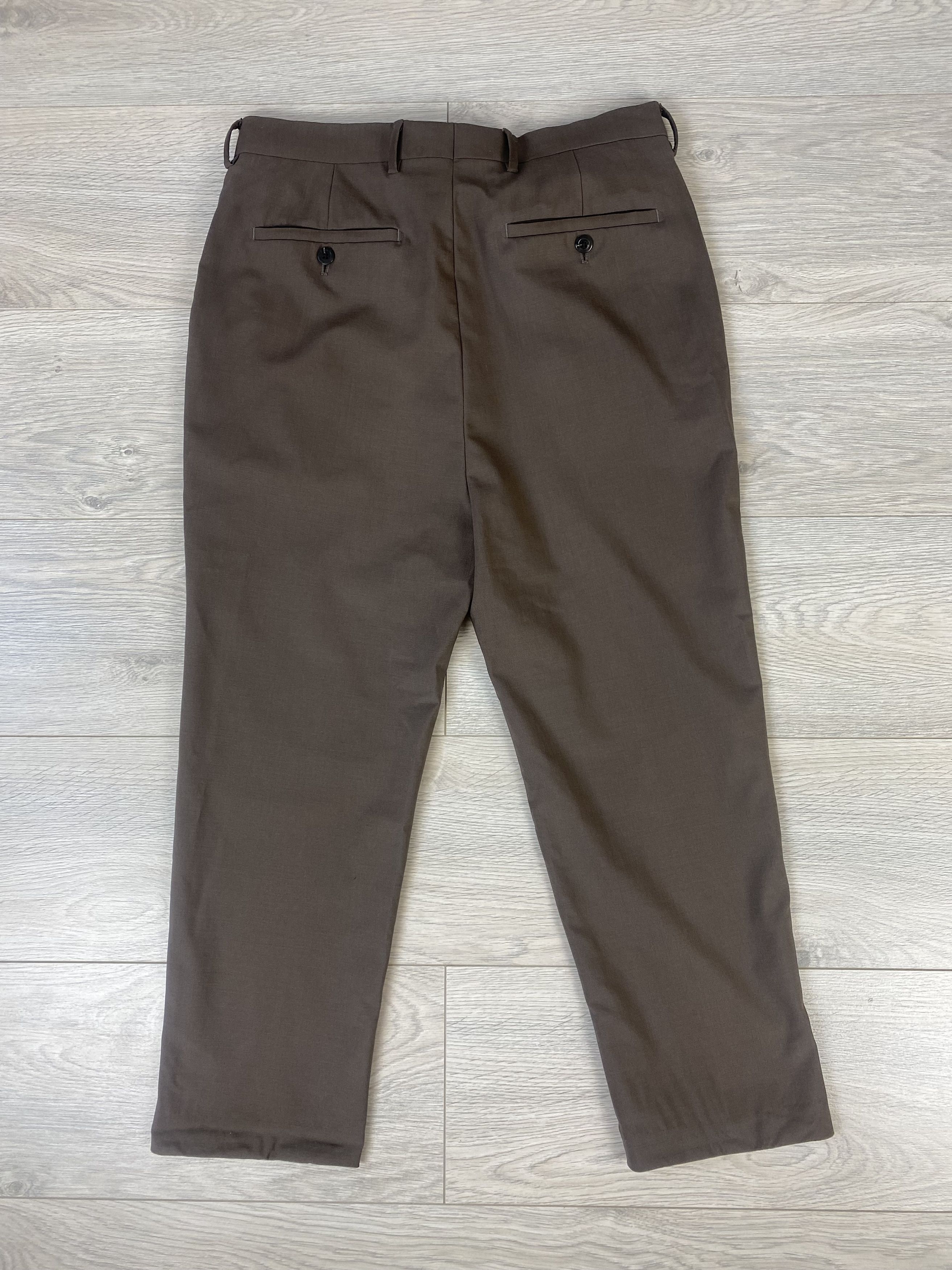 Rick Owens Astaires Cropped Woven Pants Dust Color Size US 30 / EU 46 - 6 Thumbnail