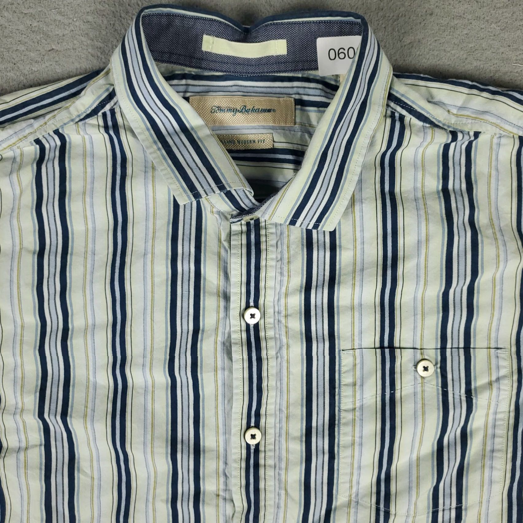 Tommy Bahama VINTAGE Tommy Bahama Shirt Mens 2XL Long Sleeve Cotton Blue Button Up Casual Formal Sportswear Size US XXL / EU 58 / 5 - 2 Thumbnail