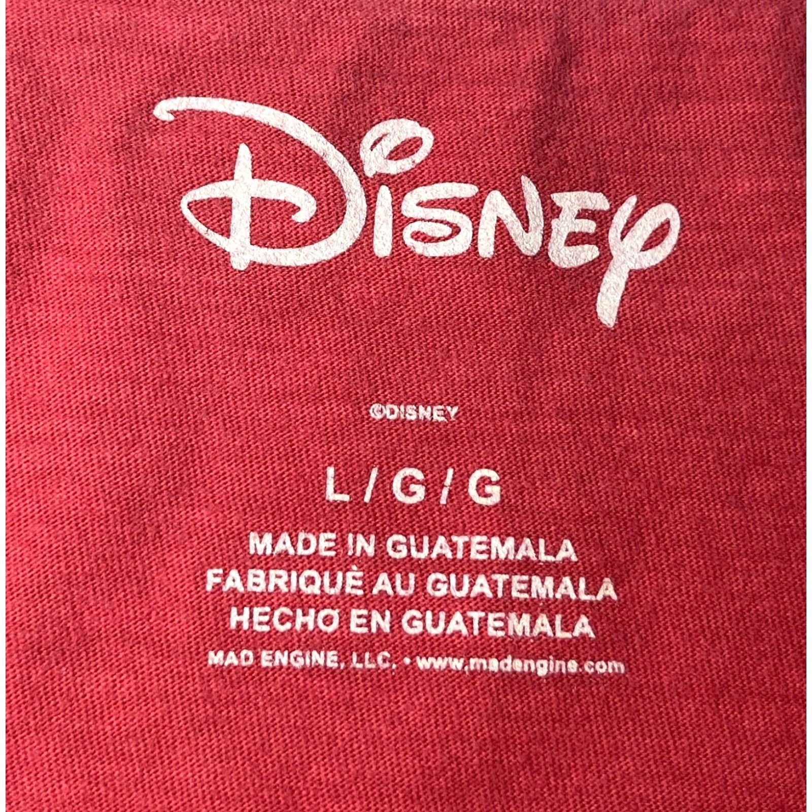 Disney Disney Mickey Mouse T-Shirt Mens L Red Cotton 100% Short Sleeve Crew Neck USA Disney x American Eagle Outfitters Vintage Size US L / EU 52-54 / 3 - 7 Thumbnail