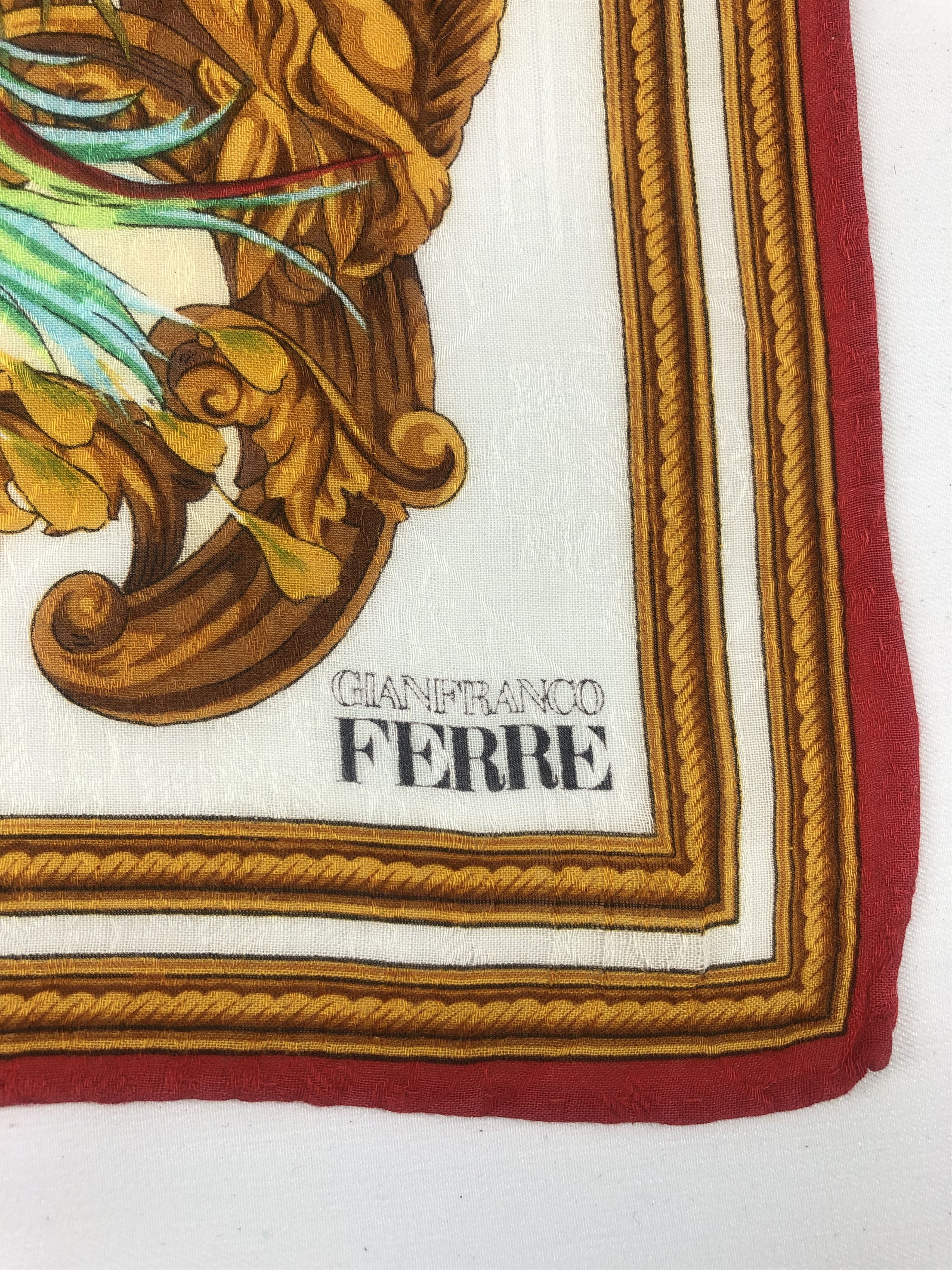 Gianfranco Ferre × Vintage Gianfranco Ferre Handkerchief / Bandana / Neckerchief Size ONE SIZE - 5 Thumbnail