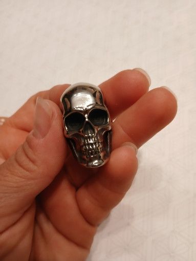 Other Gothic Skull Ring Size ONE SIZE - 3 Thumbnail
