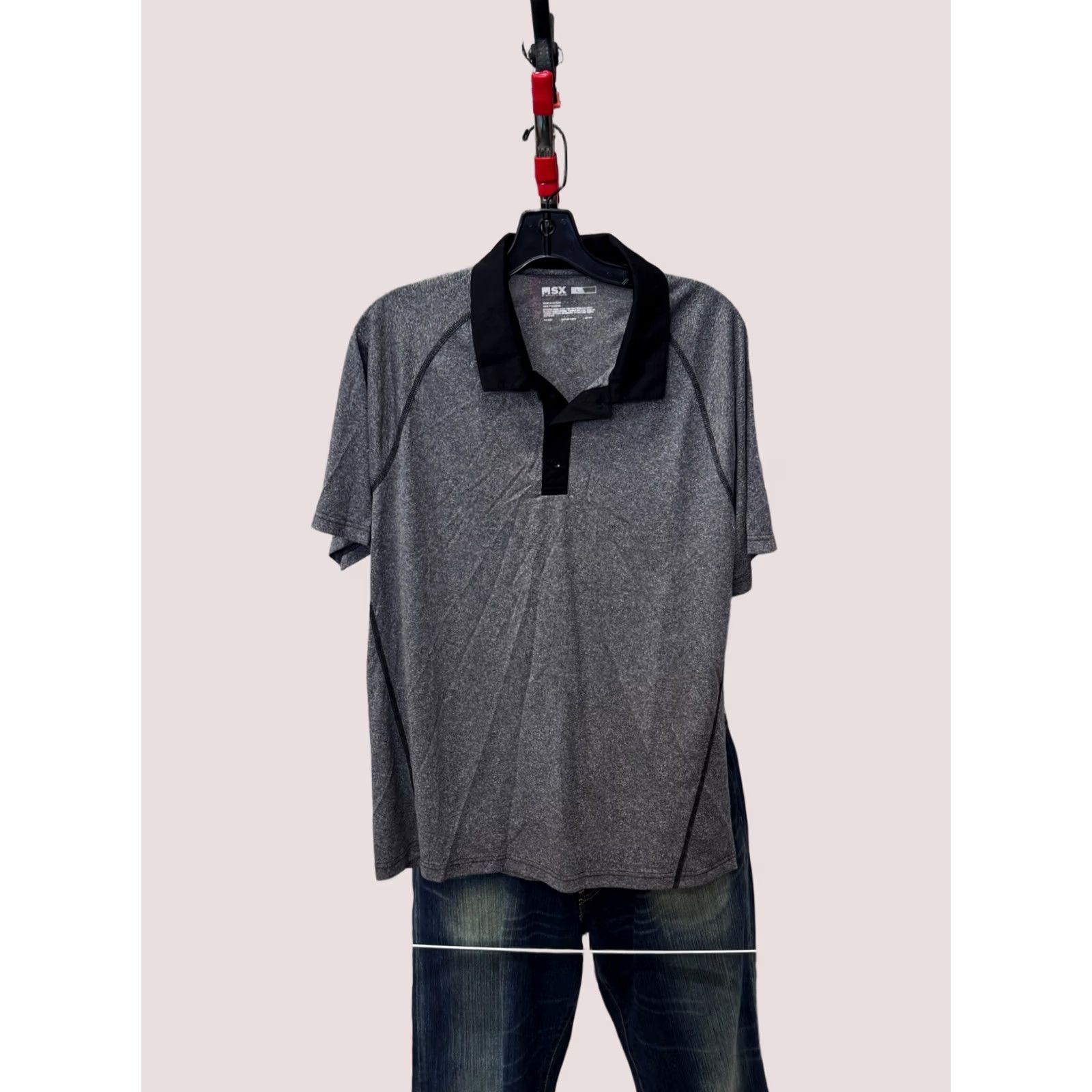 Vintage Michael Strahan Shirt Mens L Grayish POLO Size US L / EU 52-54 / 3 - 1 Thumbnail