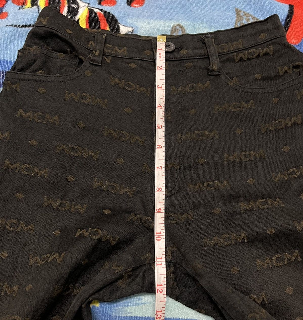 MCM Rare🔥MCM Monogram Fullprint Pant Size 26" / US 2 / IT 38 - 14 Thumbnail