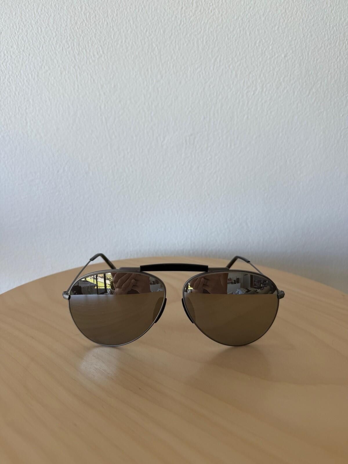 Acne Studios New acne studios howard aviator sunglasses silver black mens Size ONE SIZE - 3 Thumbnail