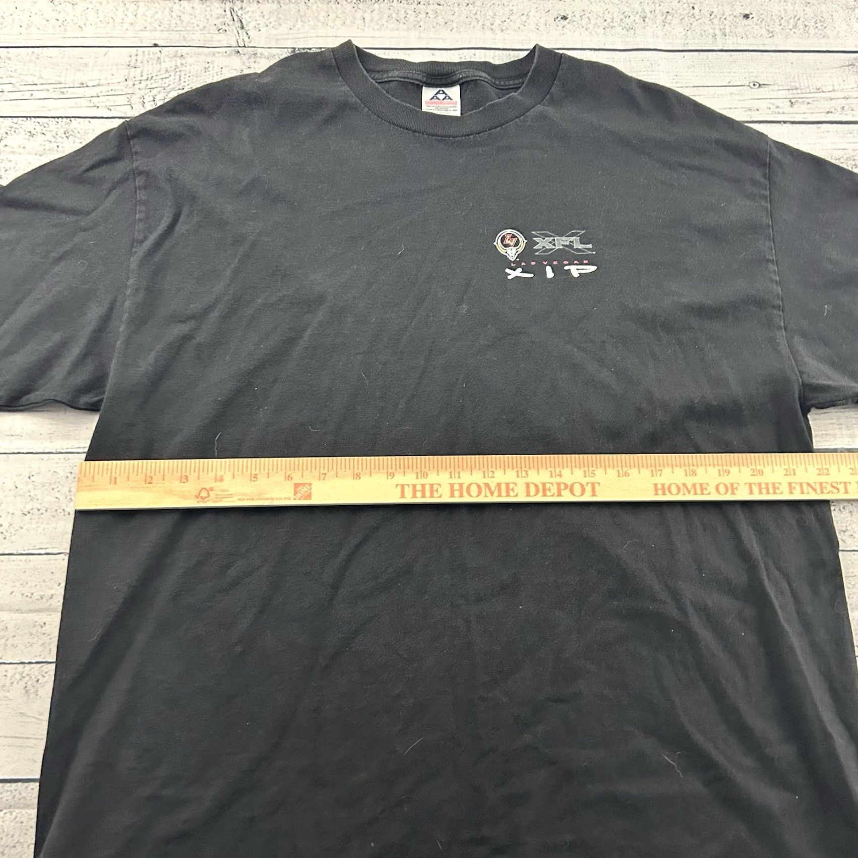 Vintage VINTAGE XFL Las Vegas Outlaws XIP Short Sleeve T Shirt Men's XL Black Size US XL / EU 56 / 4 - 5 Thumbnail