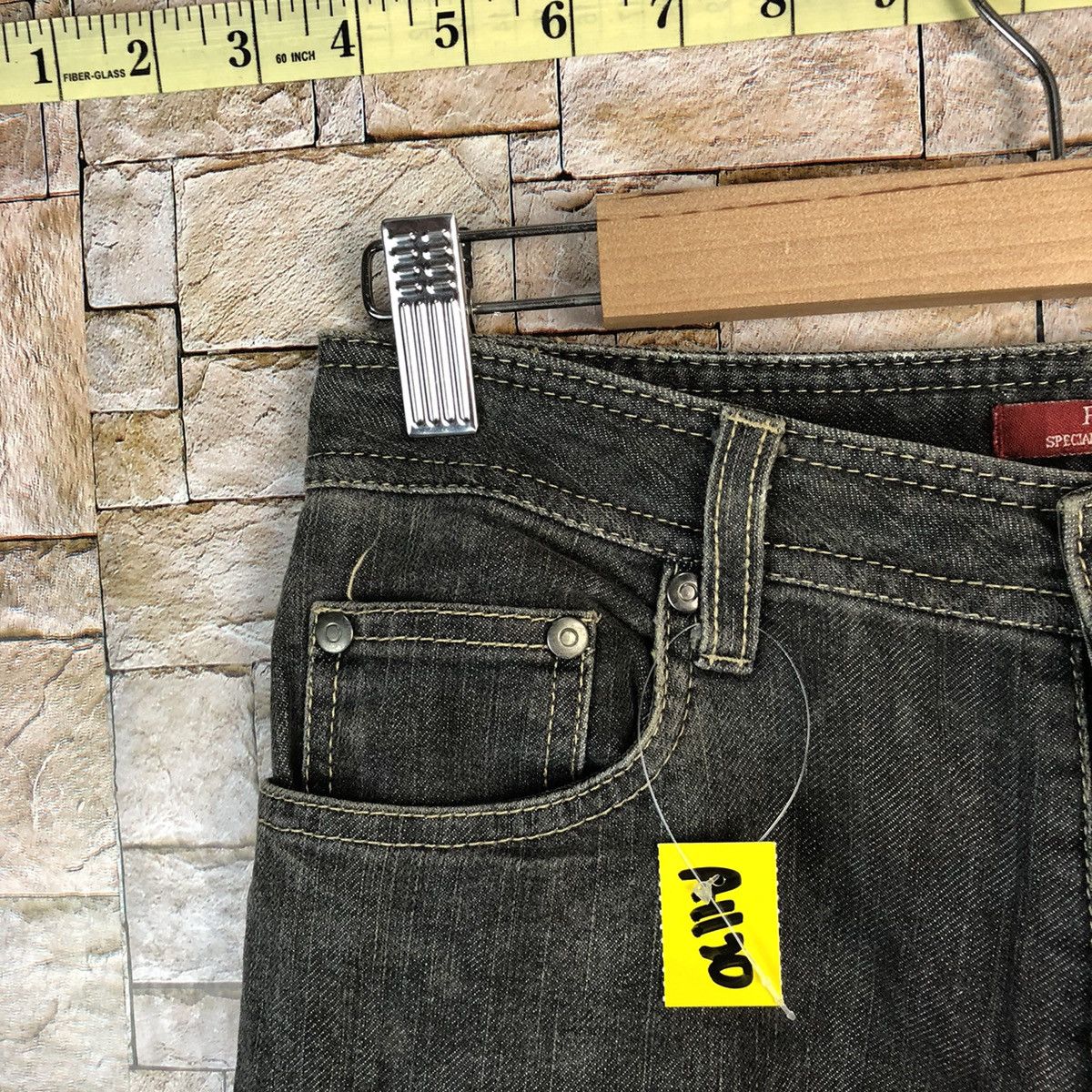 Japanese Brand Facilie Black vintage denim Jeans #A1120 Size 26" / US 2 / IT 38 - 7 Thumbnail