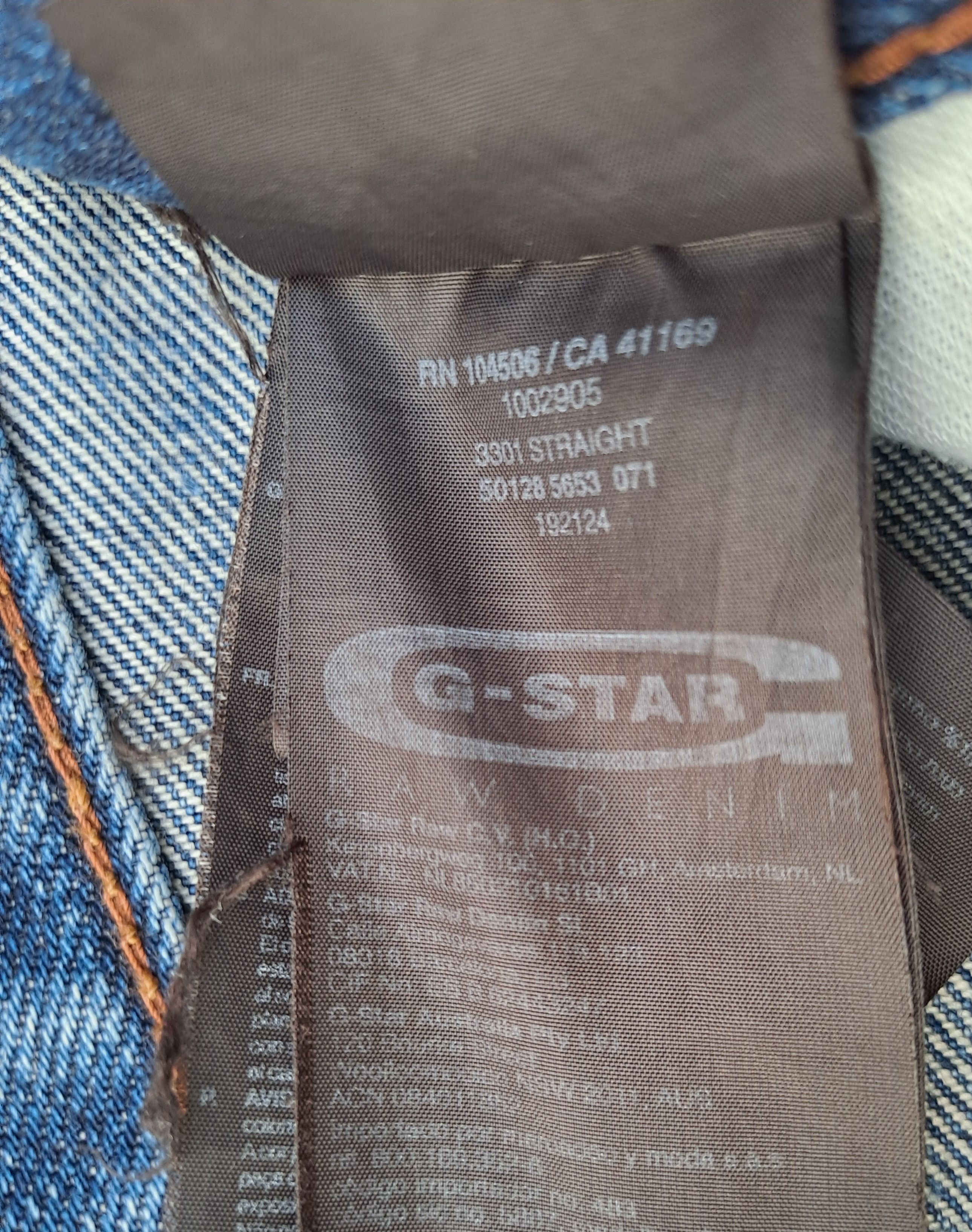 G-Star Vintage mens G-Star Raw jeans '36' size Size US 36 / EU 52 - 6 Thumbnail