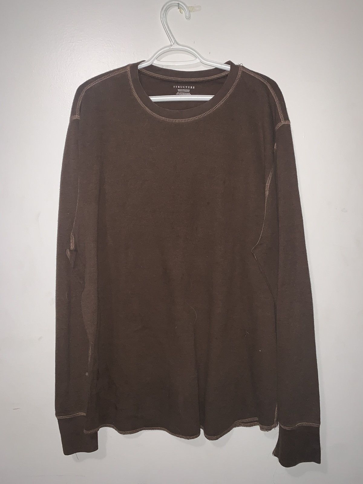 Structure Brown Long Sleeve Size US XXL / EU 58 / 5 - 1 Thumbnail