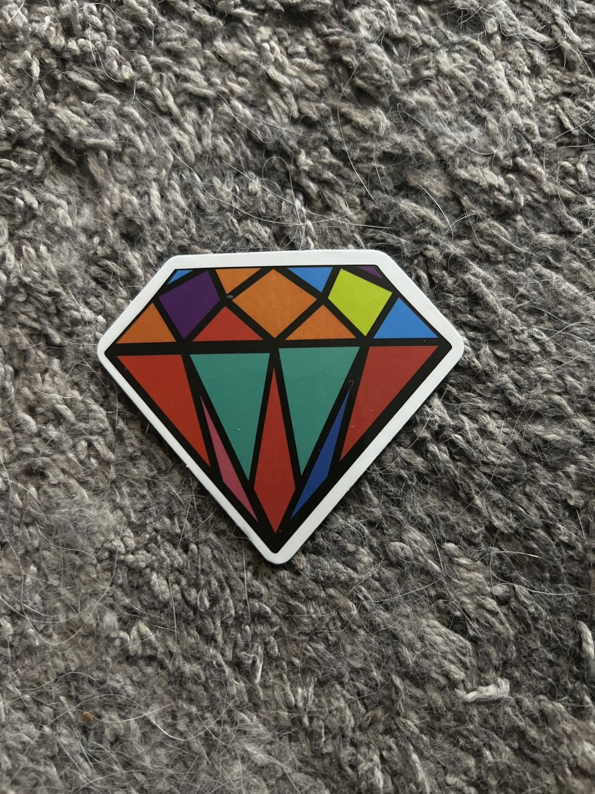 Hypebeast Colorful Diamond Sticker Size ONE SIZE - 1 Thumbnail
