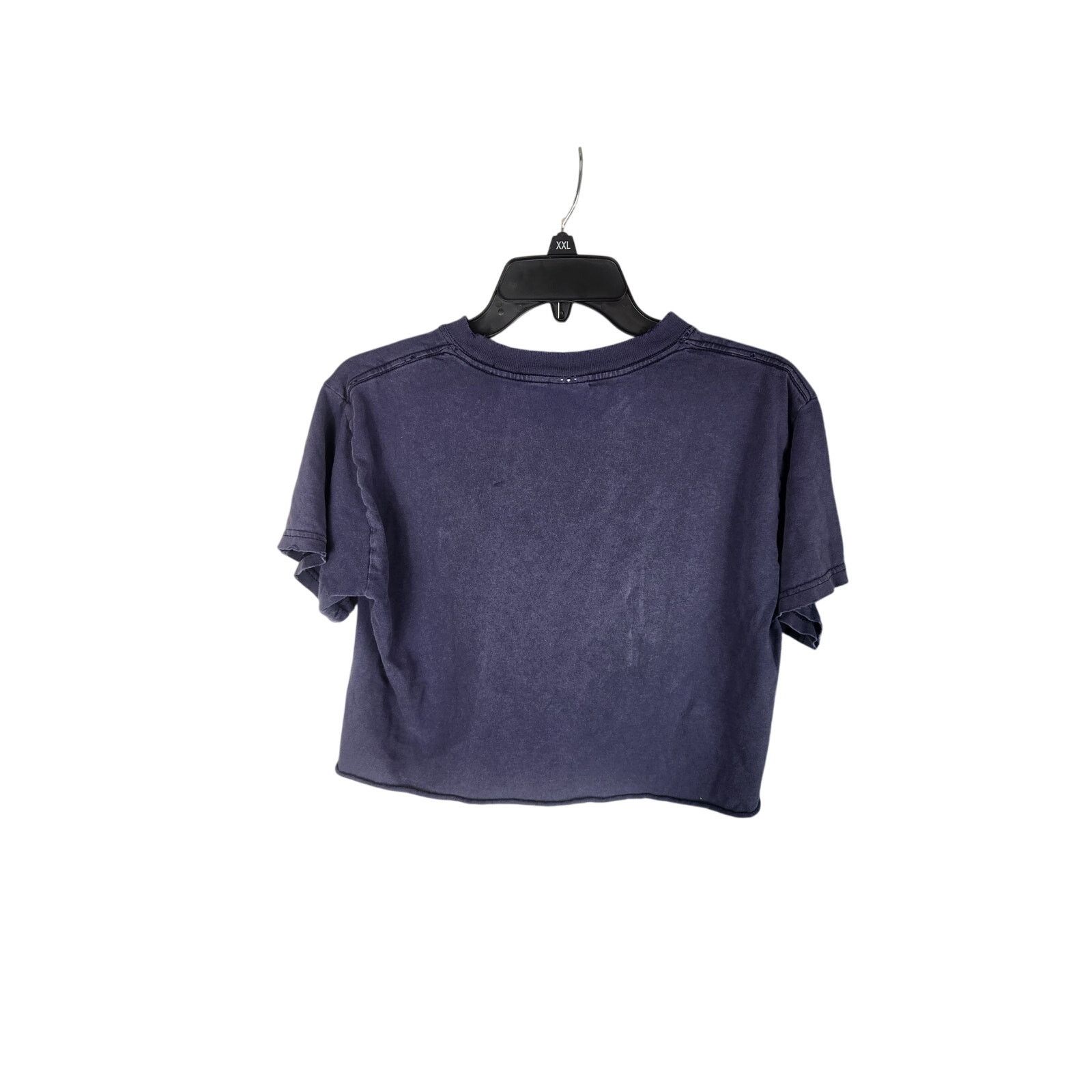 Delta Vintage 90s Navy Cropped T women's Medium/Large Size M / US 6-8 / IT 42-44 - 2 Thumbnail