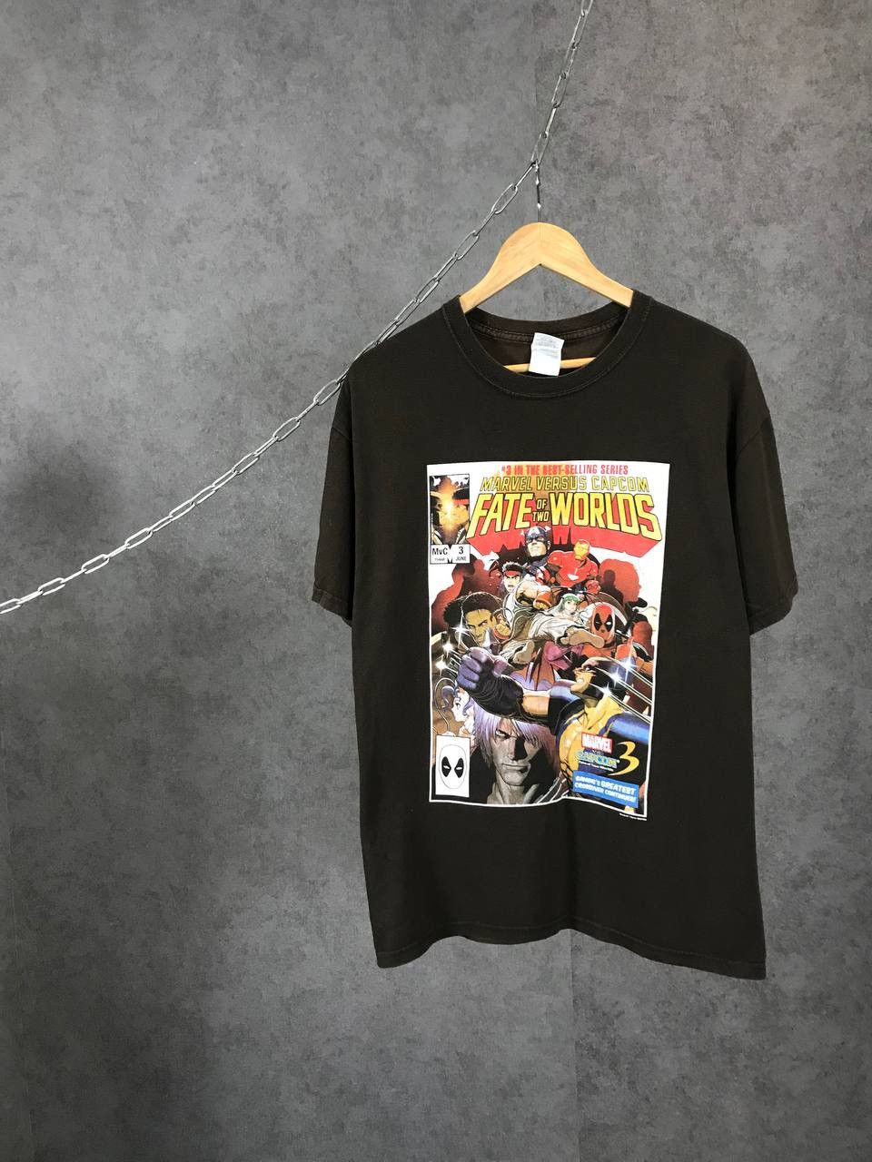 Anime × Marvel Comics × Vintage Marvel vs Capcom comics anima 2011 tee Size US L / EU 52-54 / 3 - 1 Thumbnail