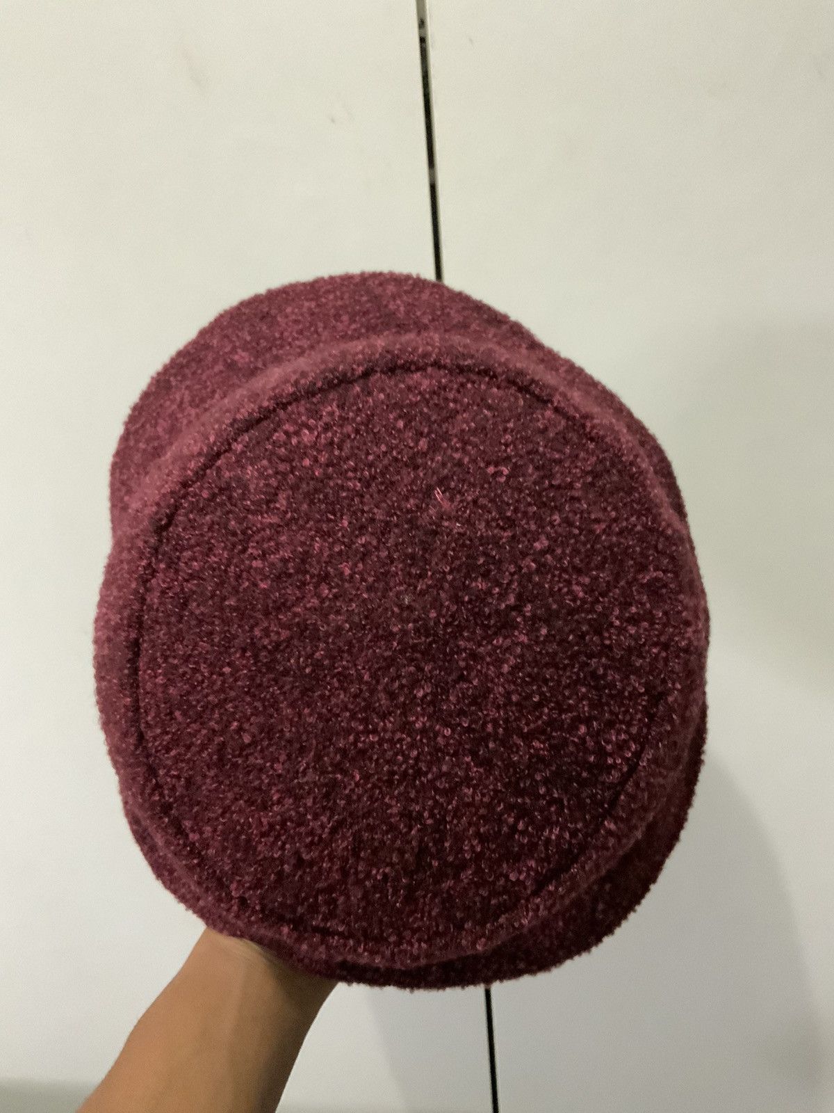 Japanese Brand Maroon Unbranded Japan Made Mohair Hat Size ONE SIZE - 6 Thumbnail