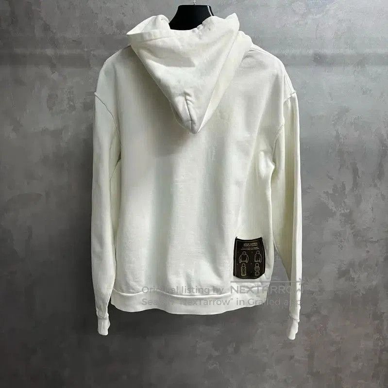 Louis Vuitton Louis Vuitton White Cotton Men's Hoodie . Size US XL / EU 56 / 4 - 2 Thumbnail