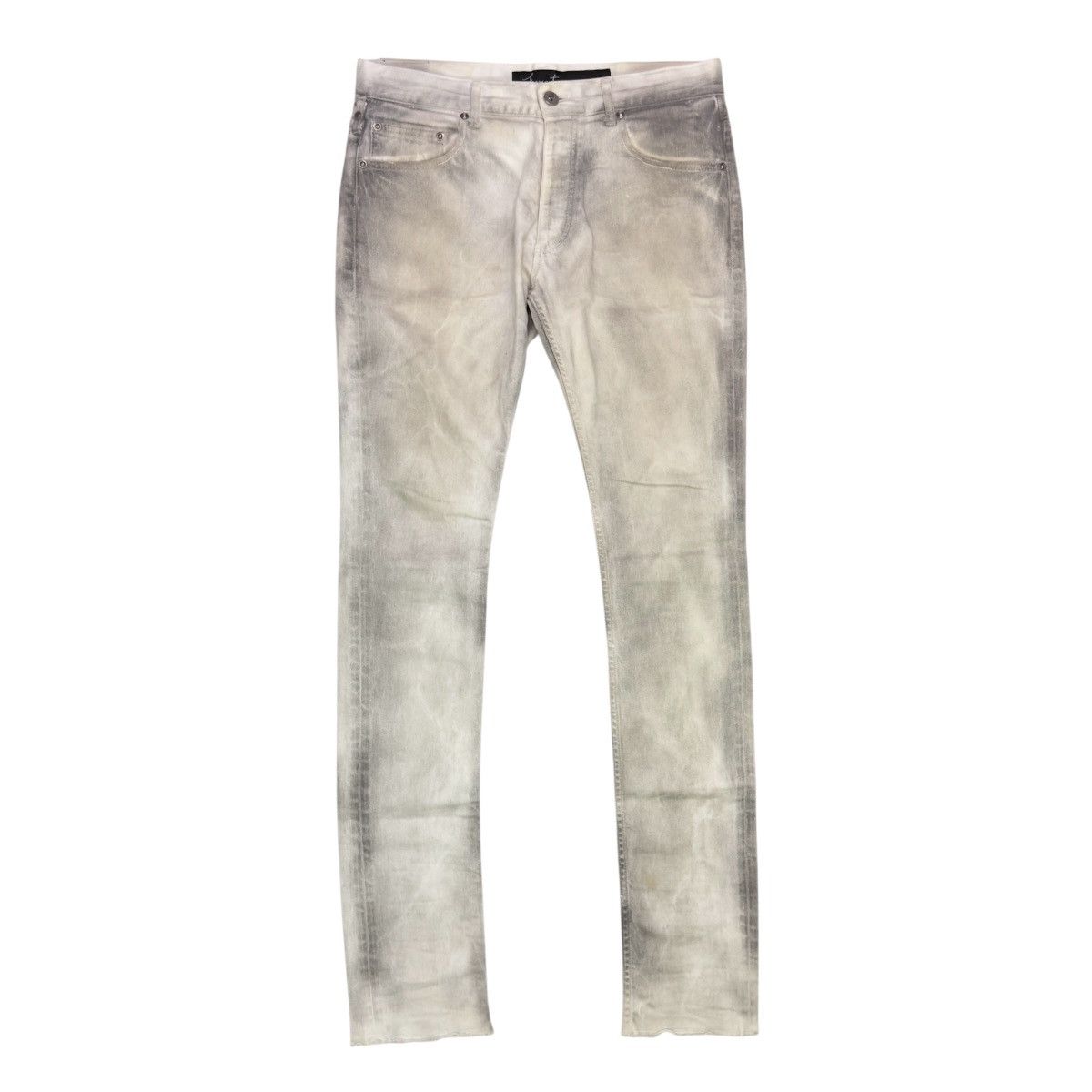 Fagassent Toshiki Aoki FAGASSENT WHITE WAXED DENIM Size US 30 / EU 46 - 2 Thumbnail