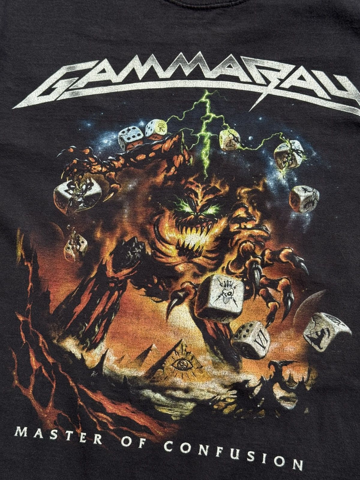Vintage Hellish Rock Gamma Ray 2013 tour tee Size US L / EU 52-54 / 3 - 3 Thumbnail